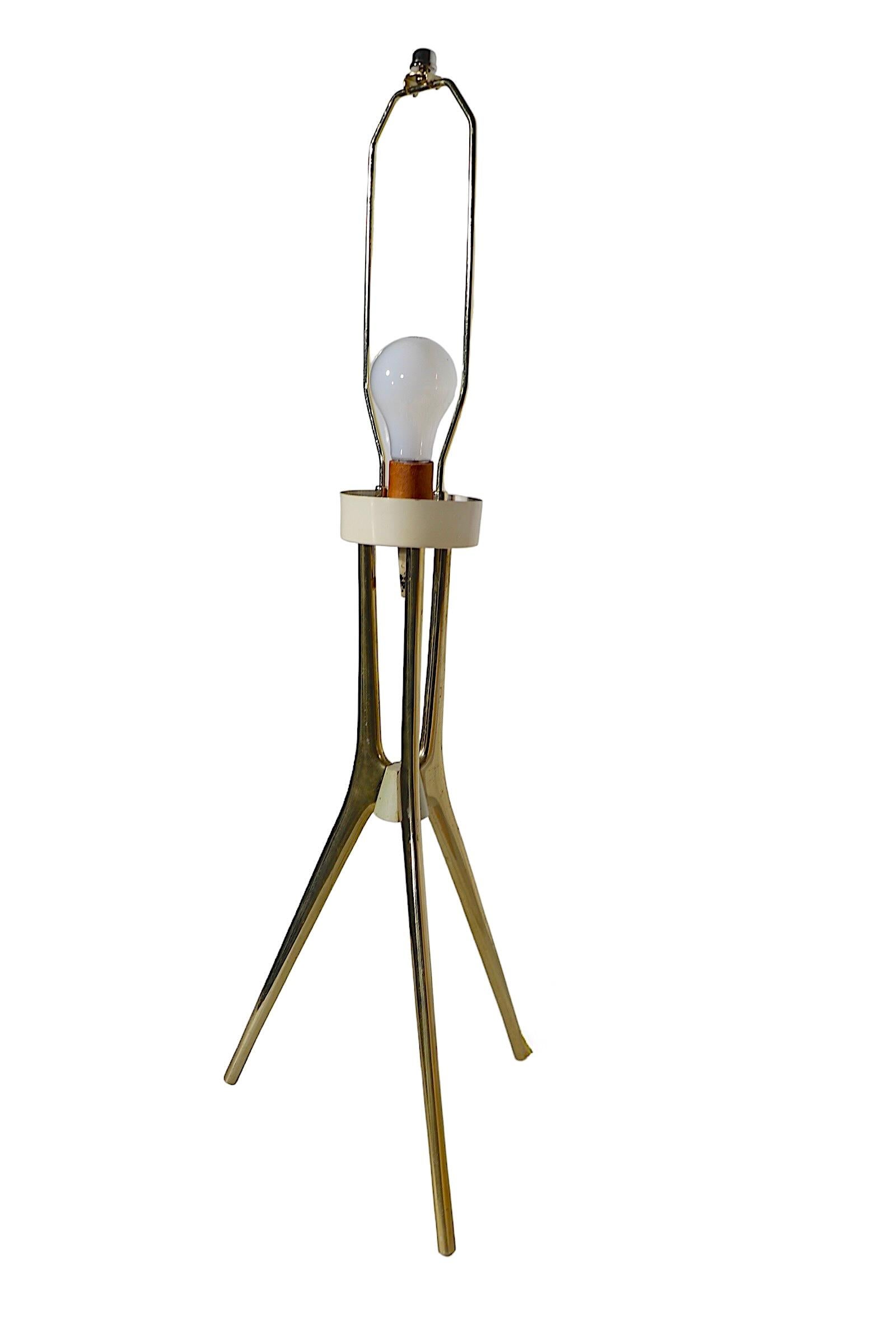 Lampe de table atomique mi-siècle par Lightolier att. à Thurston vers les années 1950/60 en vente 6