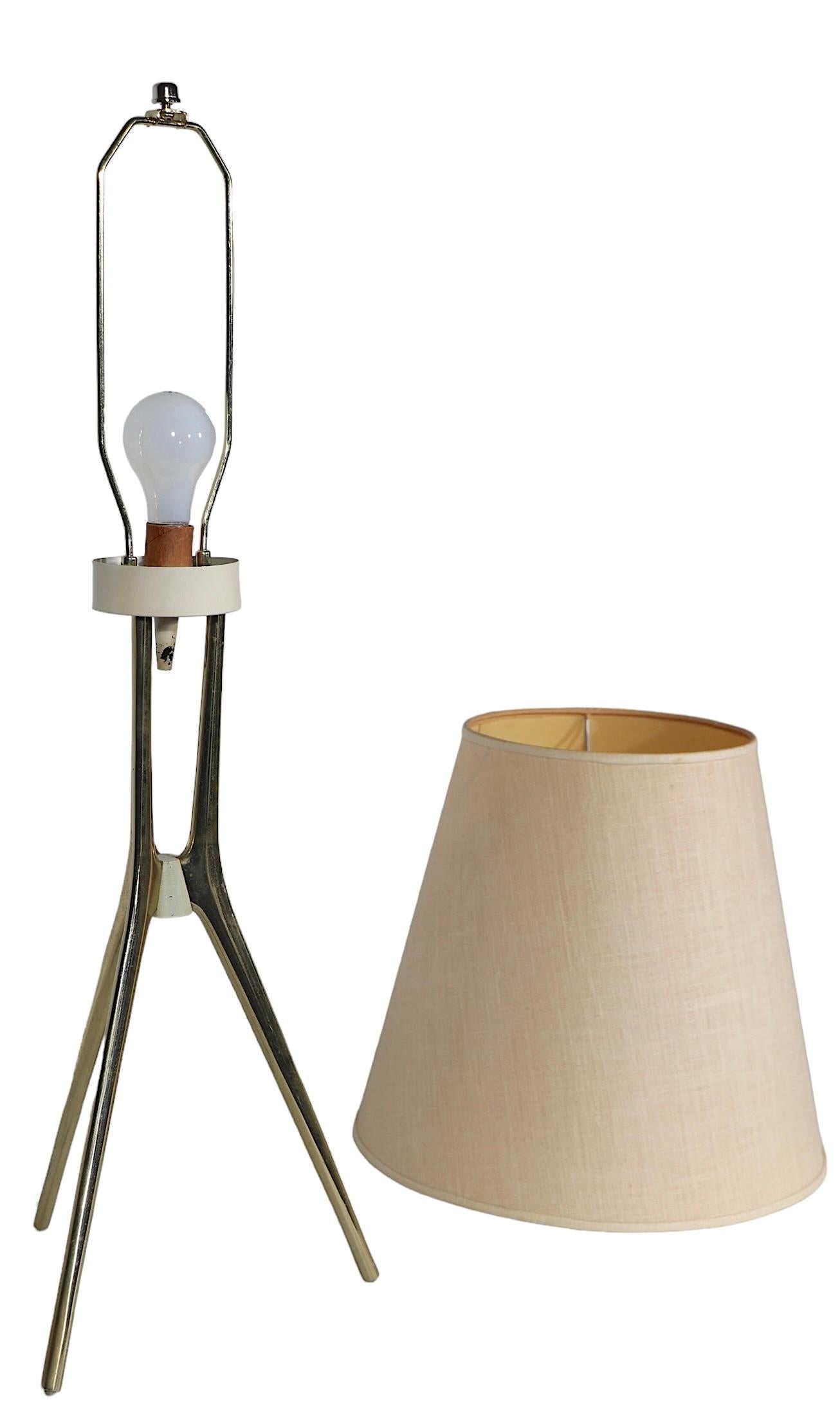 Lampe de table atomique mi-siècle par Lightolier att. à Thurston vers les années 1950/60 en vente 7