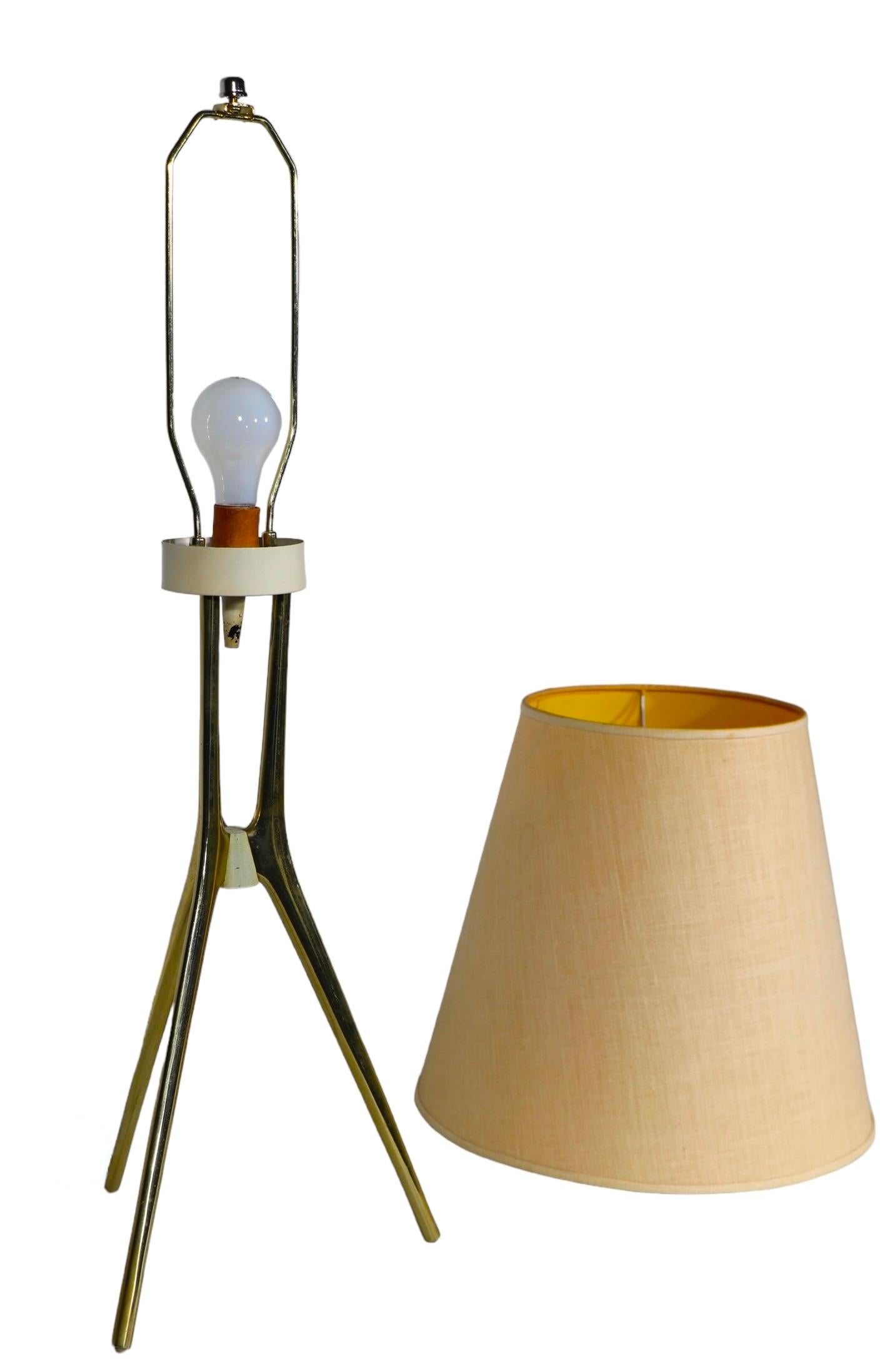 Lampe de table atomique mi-siècle par Lightolier att. à Thurston vers les années 1950/60 en vente 8