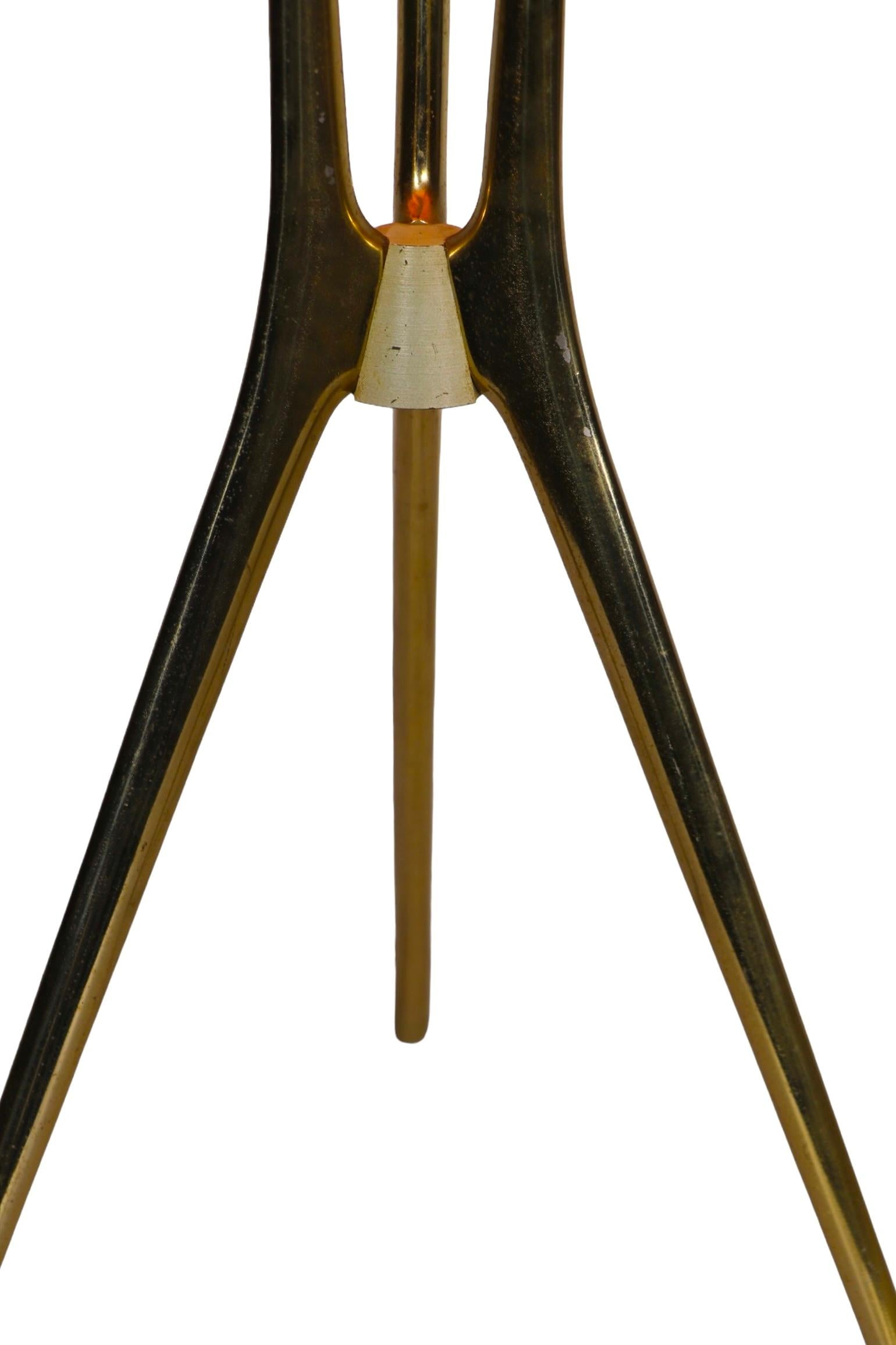 Lampe de table atomique mi-siècle par Lightolier att. à Thurston vers les années 1950/60 en vente 9