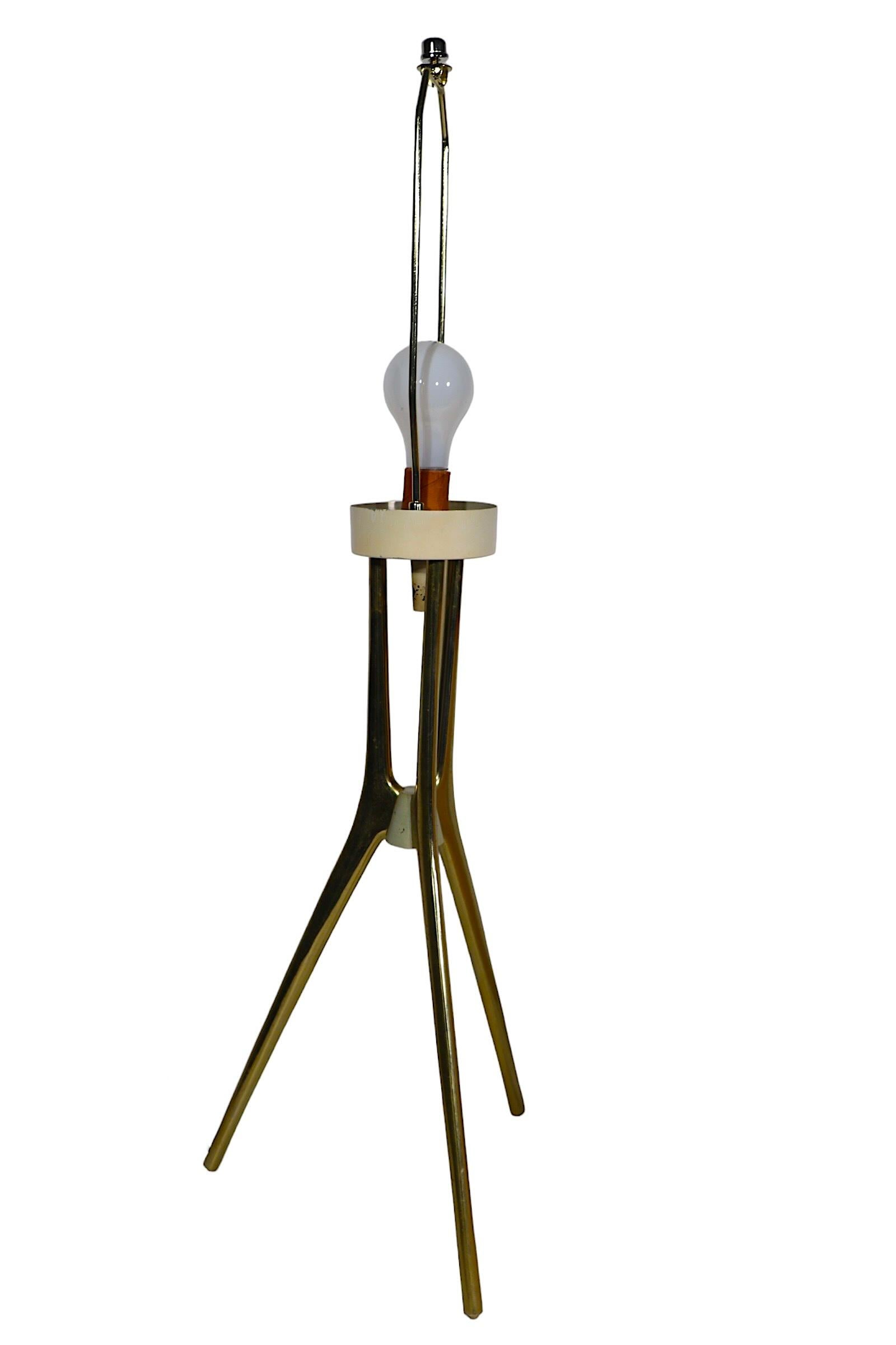 Atomic Mid Century Table Lamp by Lightolier att. to Thurston c. 1950/ 60's For Sale 1