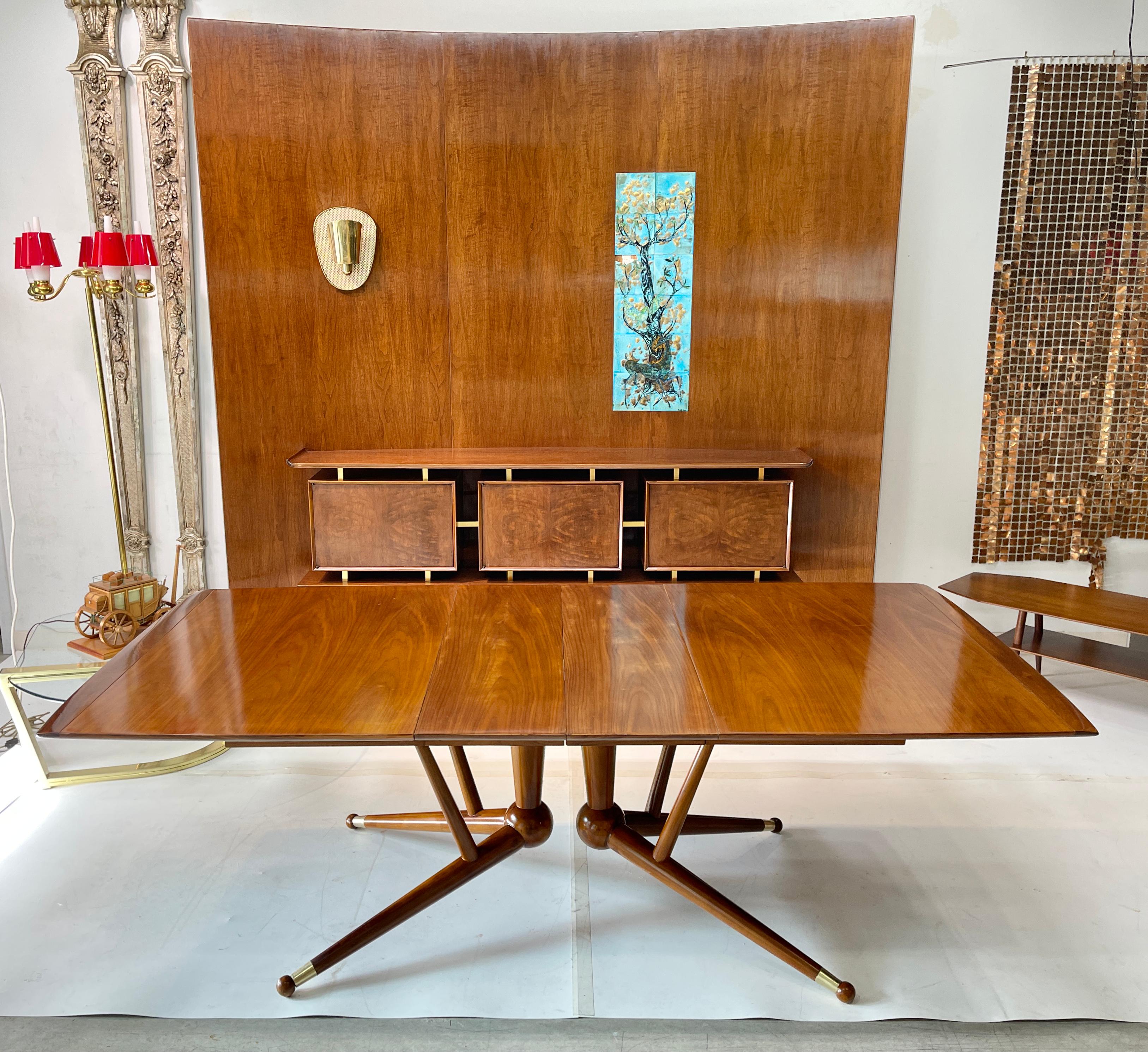 Mid-Century Modern Table de salle à manger à base de molécules atomiques en vente