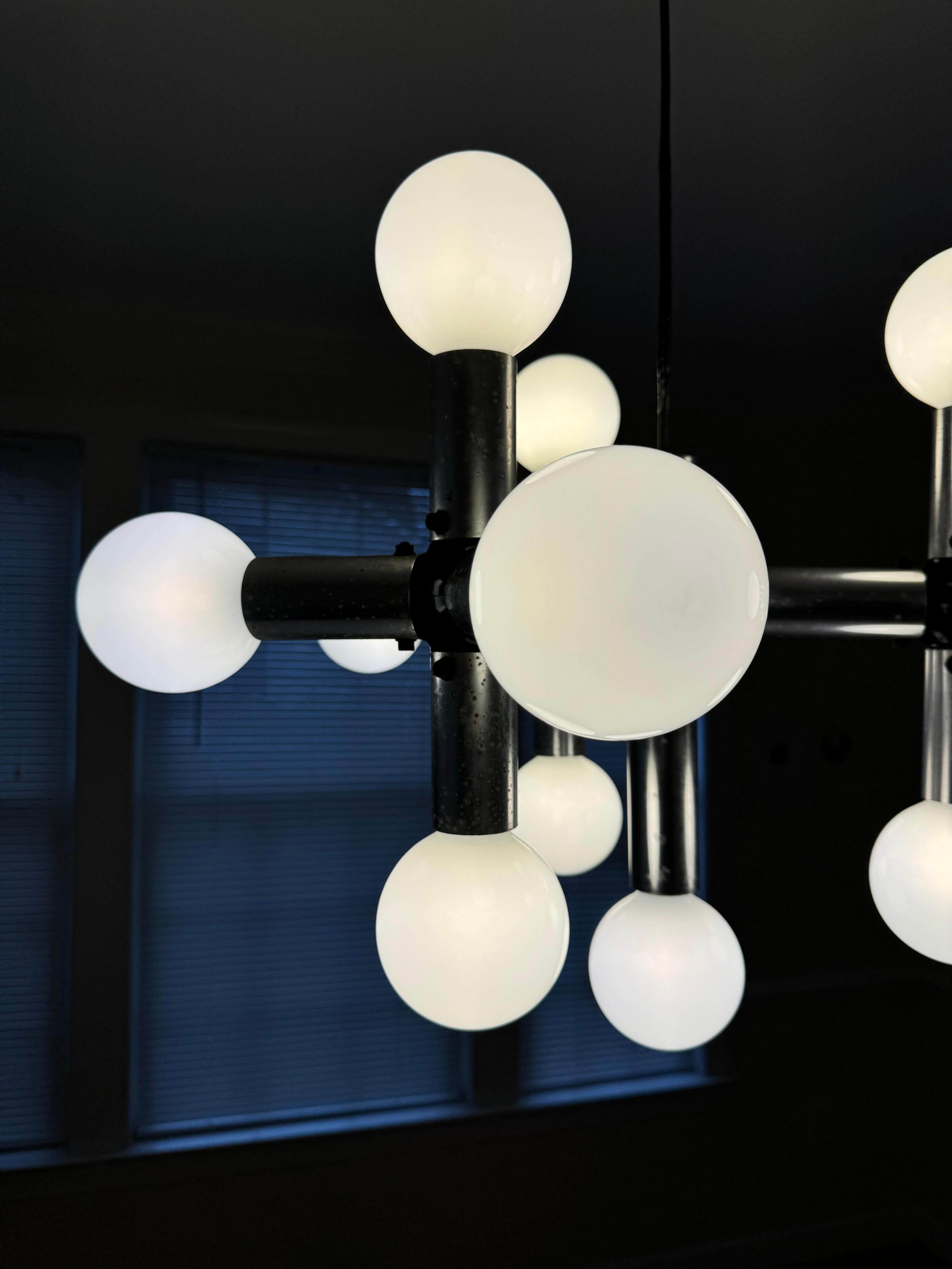 Atomic Pendant Lamp by Trix & Robert Haussmann for Swiss Lamp International For Sale 4