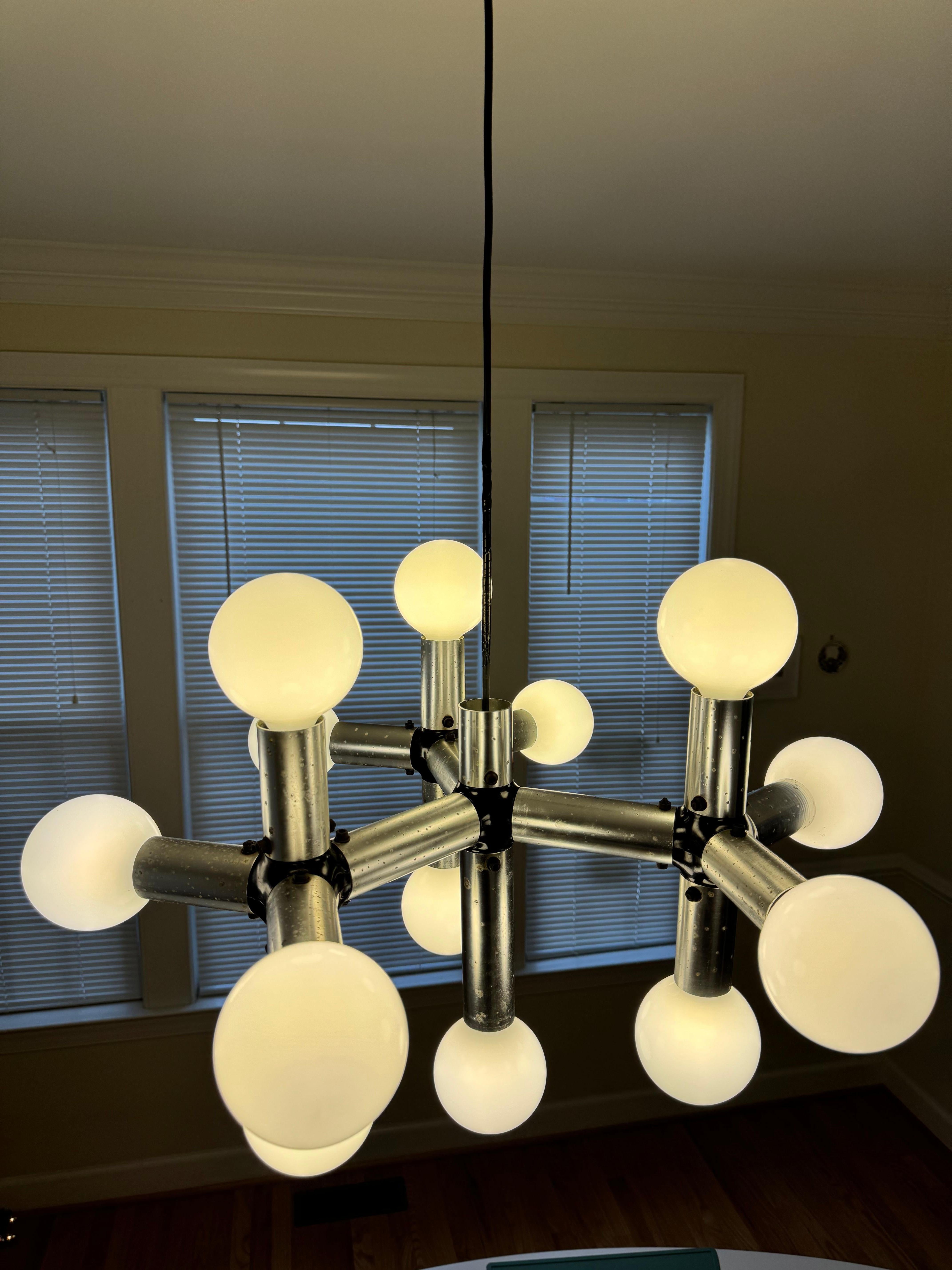 Lampe à suspension atomique de Trix & Robert Haussmann pour Swiss Lamp International  en vente 7