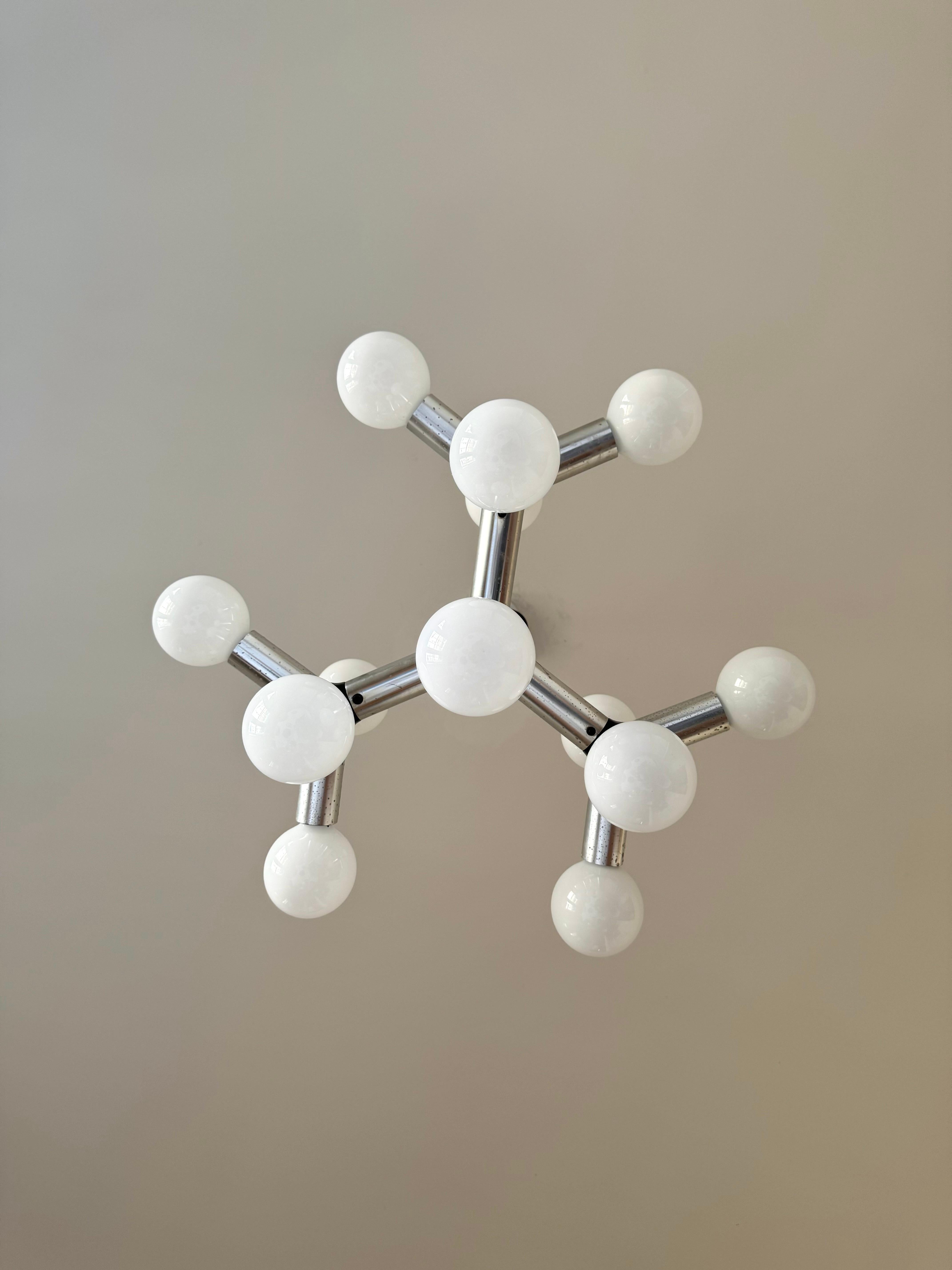 Atomic Pendant Lamp by Trix & Robert Haussmann for Swiss Lamp International For Sale 8