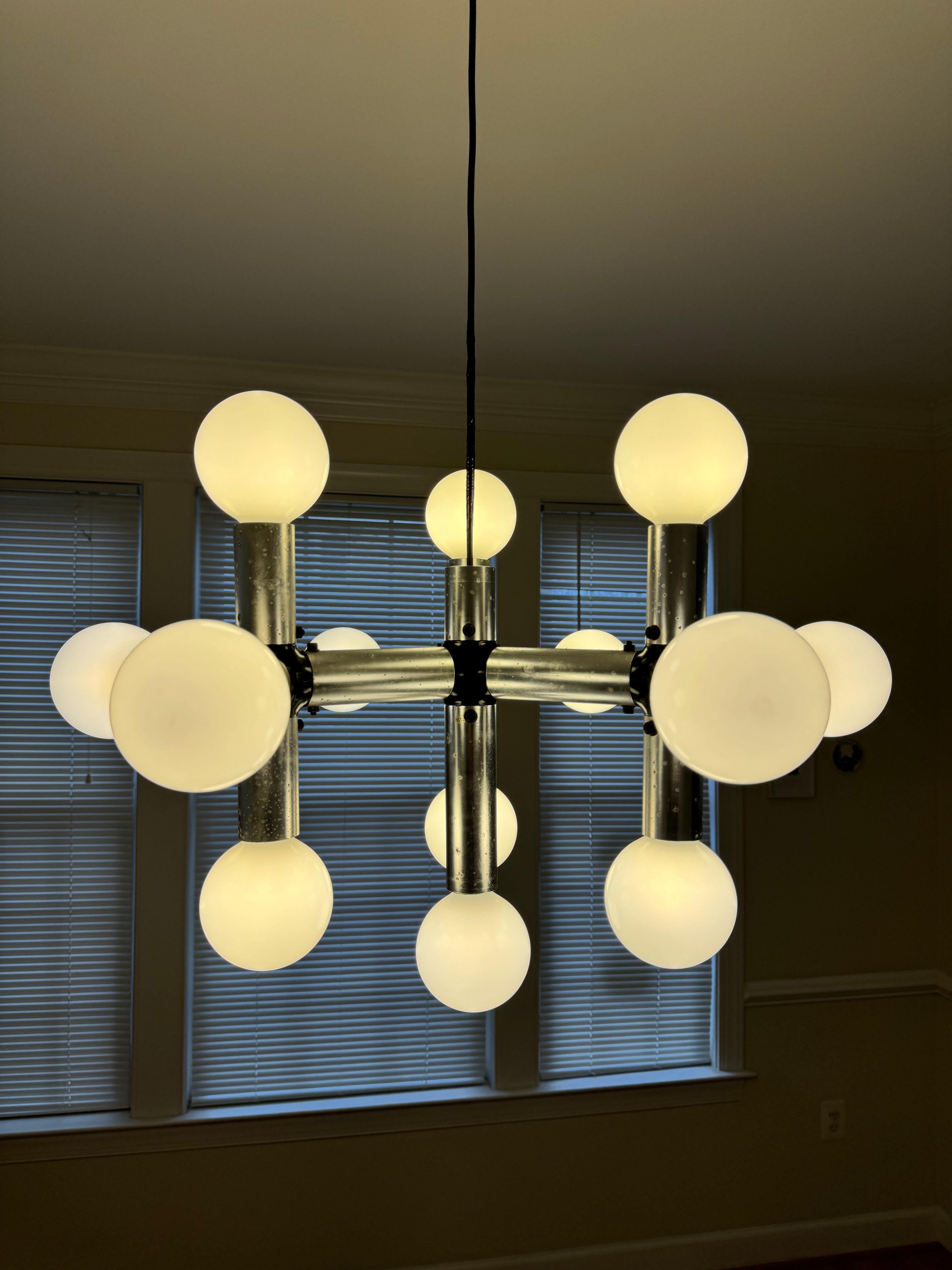 Atomic Pendant Lamp by Trix & Robert Haussmann for Swiss Lamp International  For Sale 9