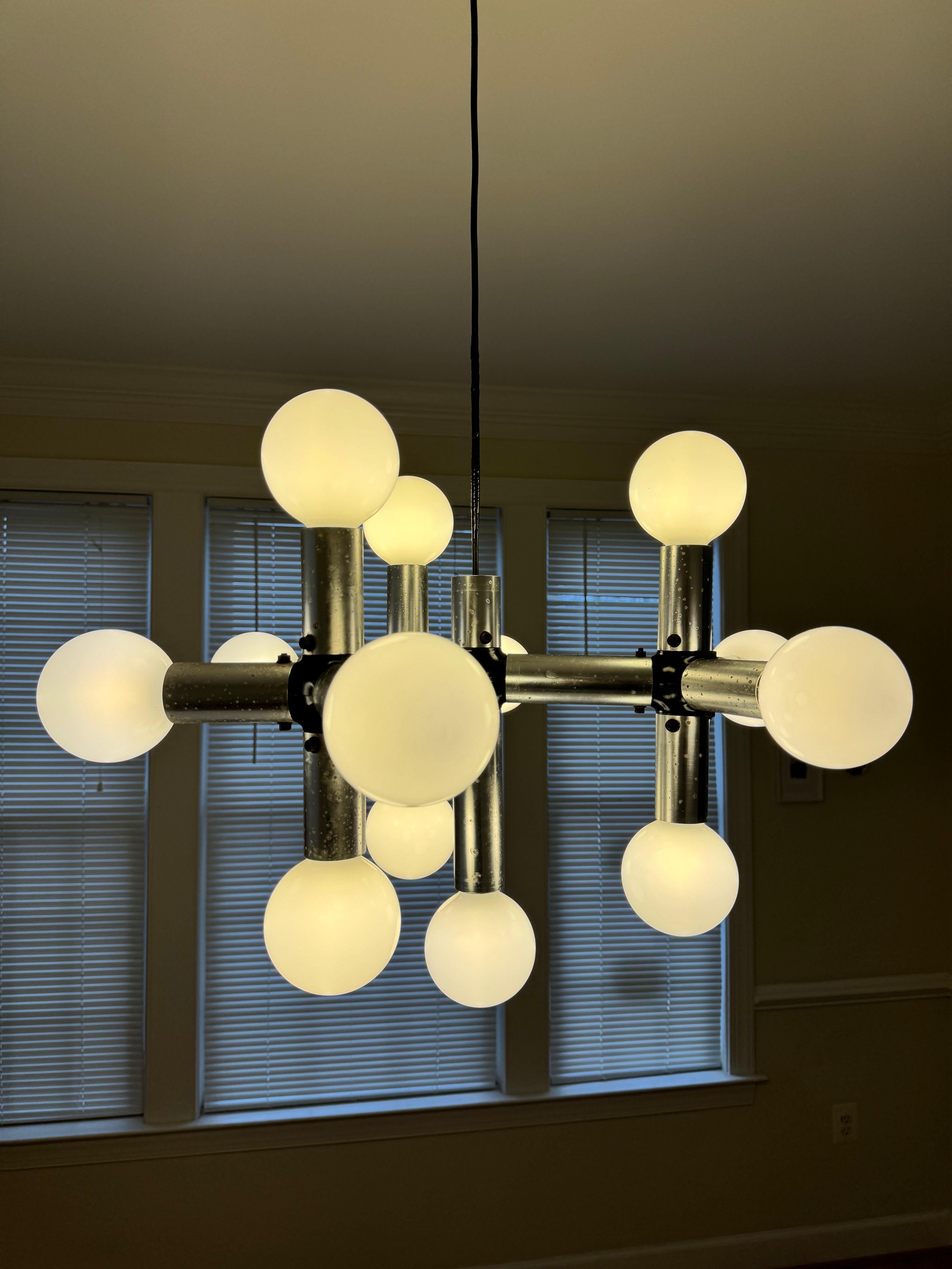 Atomic Pendant Lamp by Trix & Robert Haussmann for Swiss Lamp International  For Sale 10