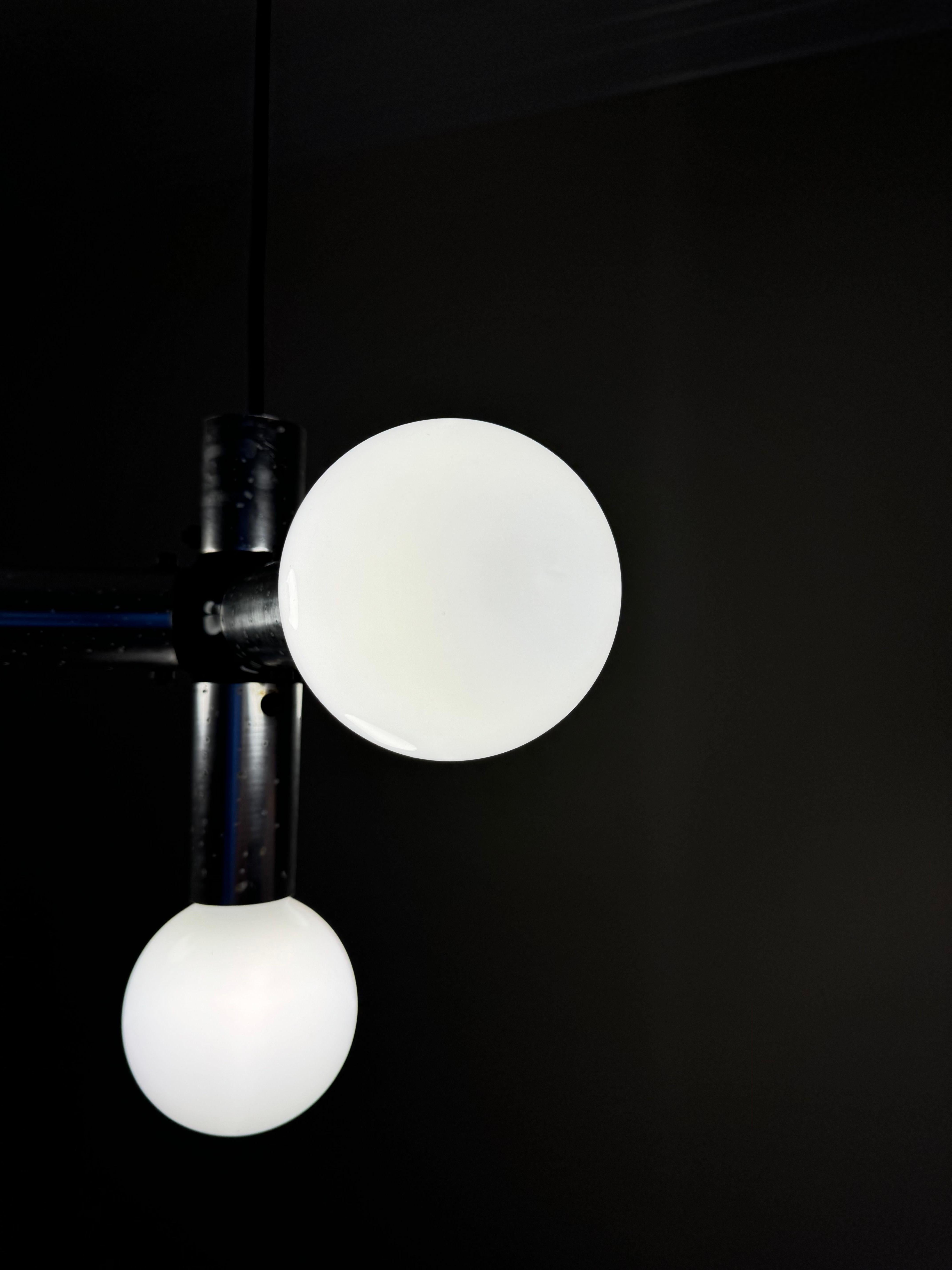 Mid-Century Modern Atomic Pendant Lamp by Trix & Robert Haussmann for Swiss Lamp International 