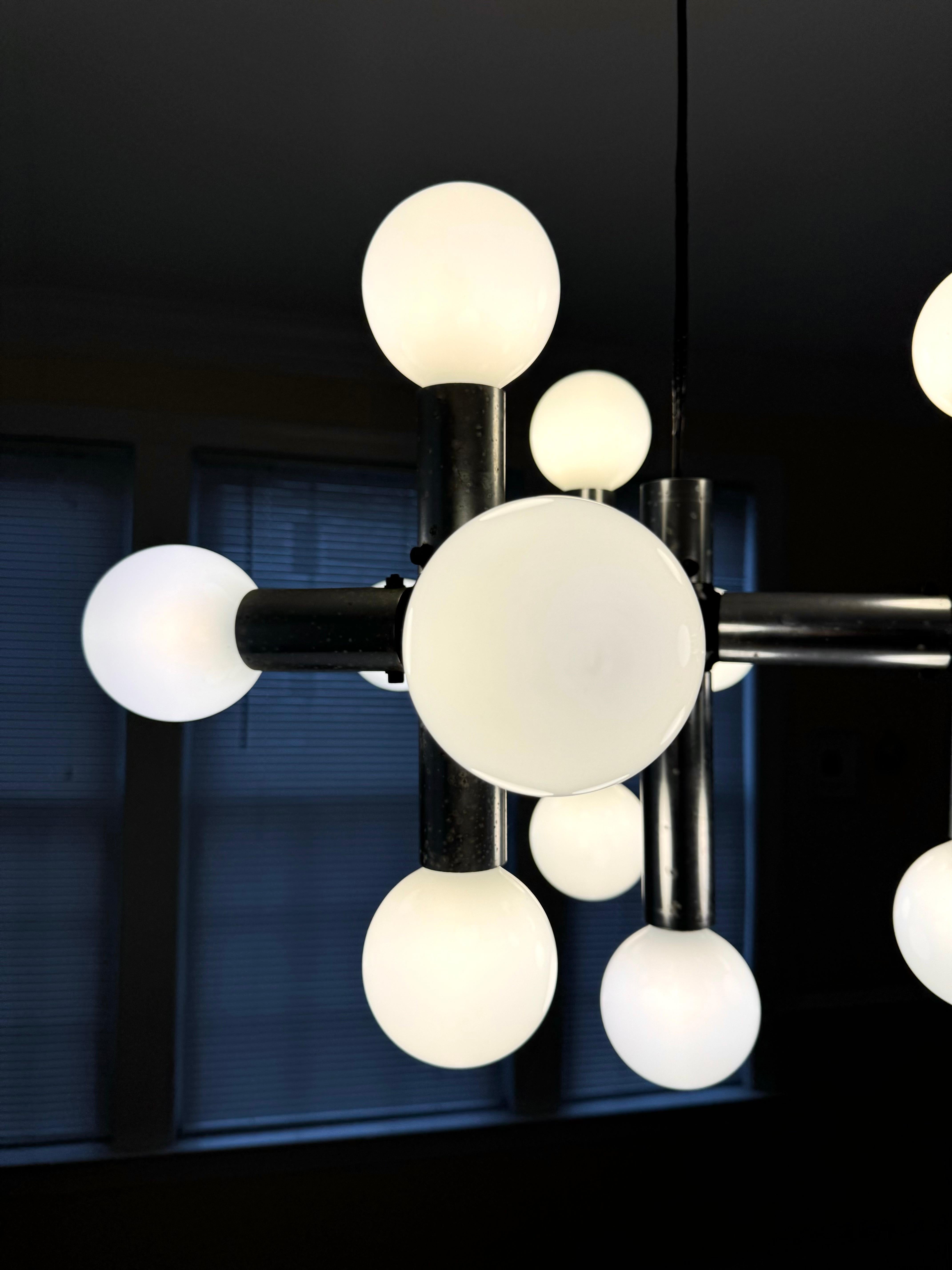Atomic Pendant Lamp by Trix & Robert Haussmann for Swiss Lamp International For Sale 1