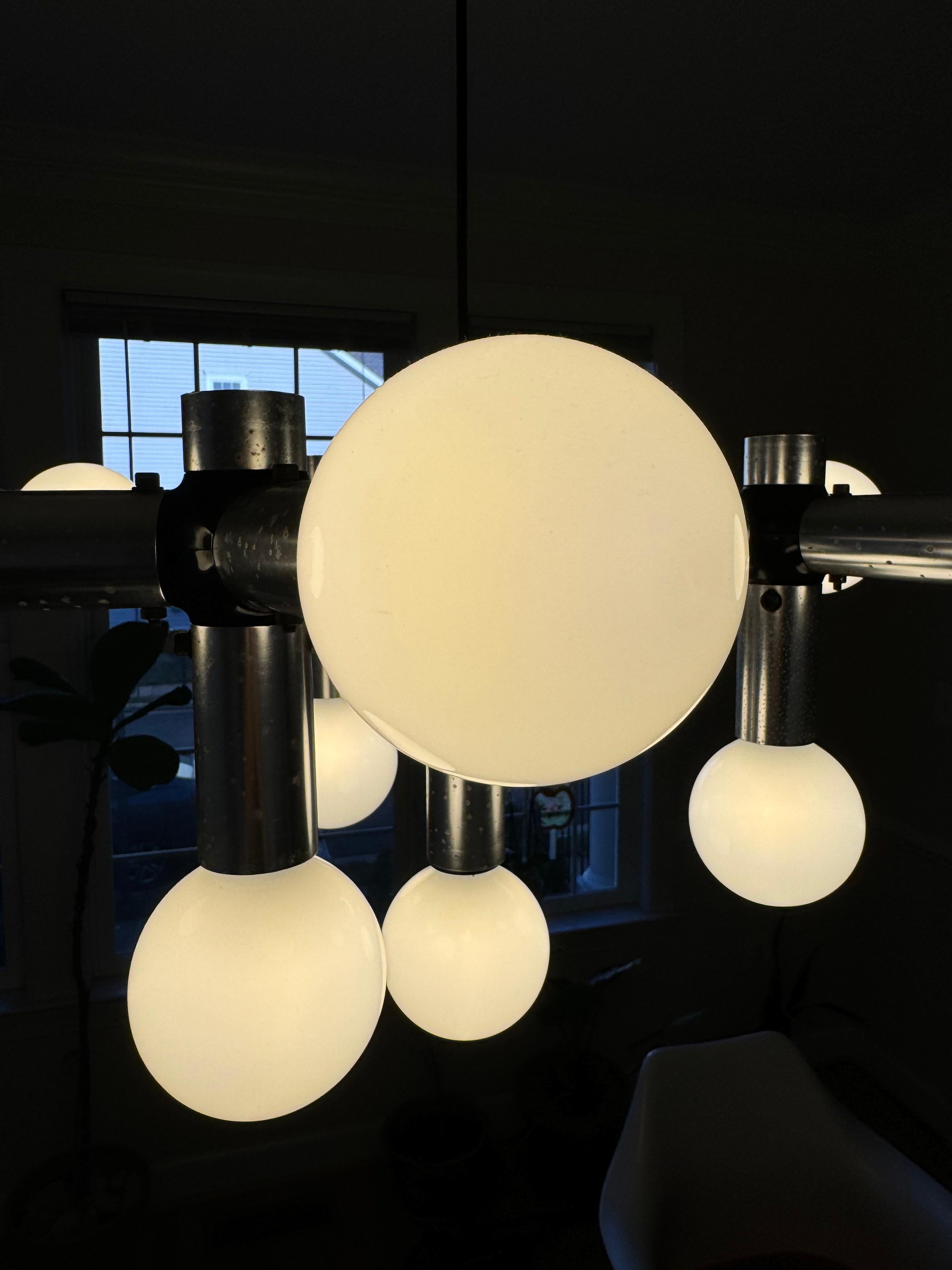 Atomic Pendant Lamp by Trix & Robert Haussmann for Swiss Lamp International  1