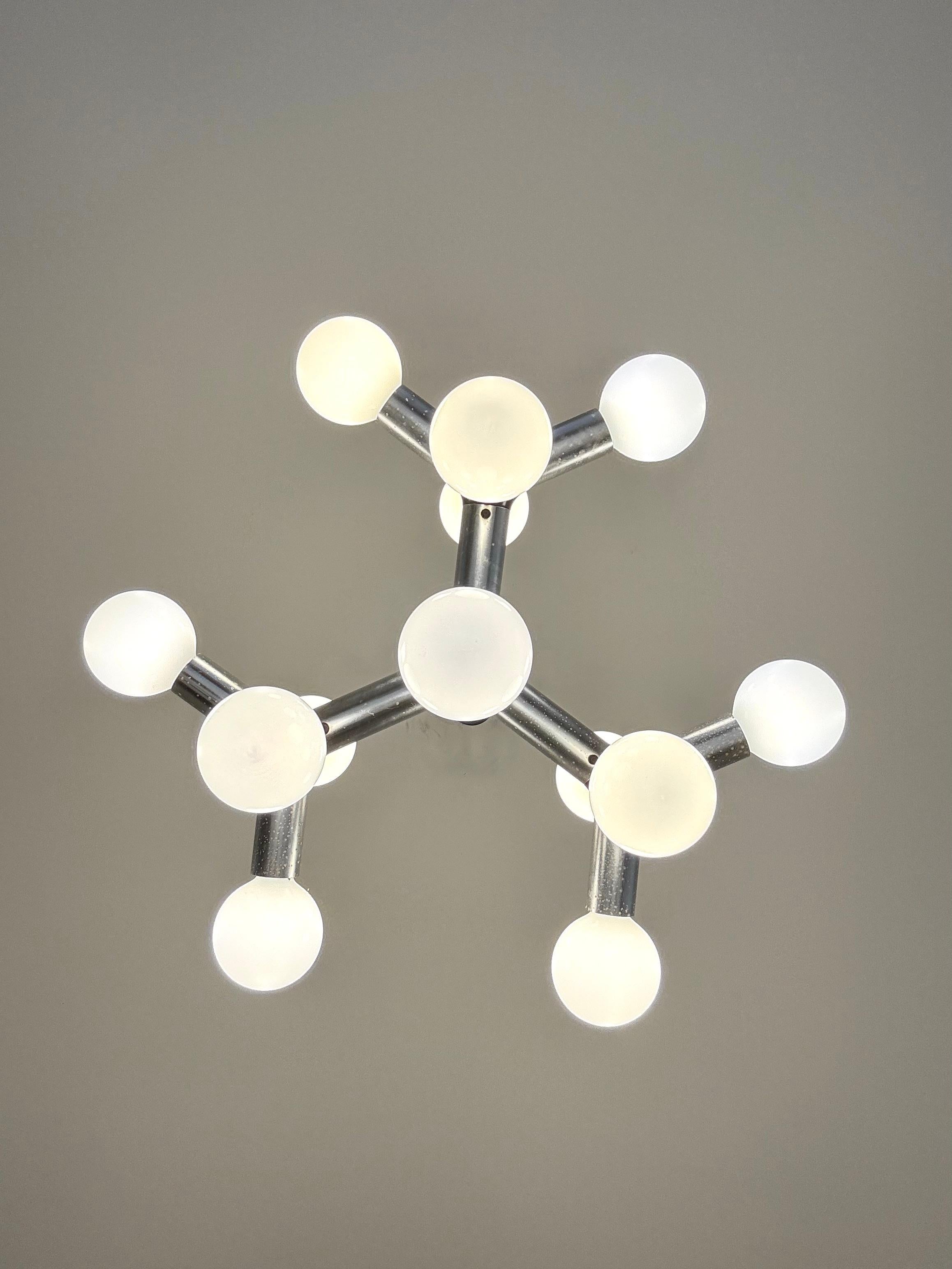 Atomic Pendant Lamp by Trix & Robert Haussmann for Swiss Lamp International For Sale 2