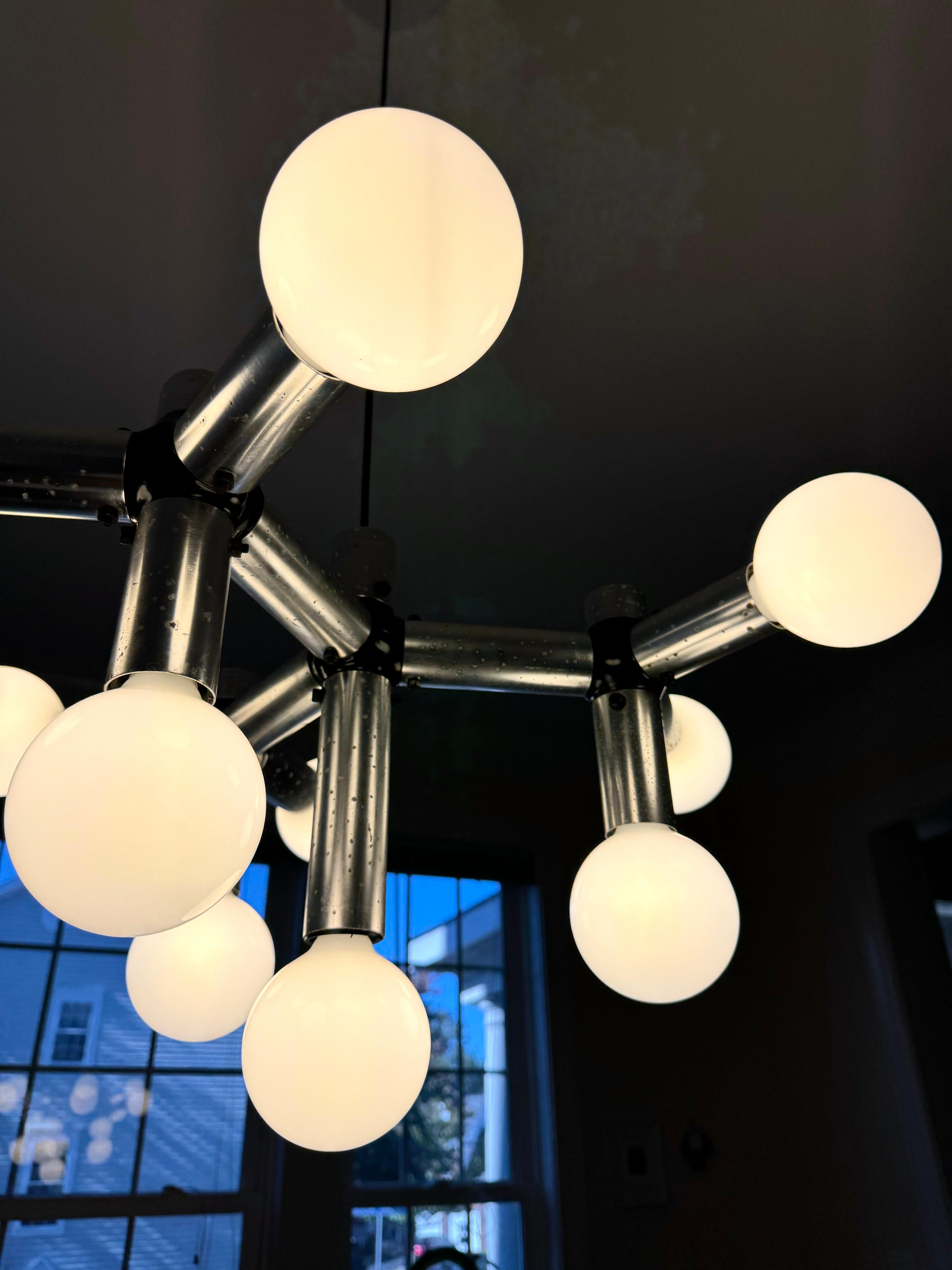Atomic Pendant Lamp by Trix & Robert Haussmann for Swiss Lamp International  2