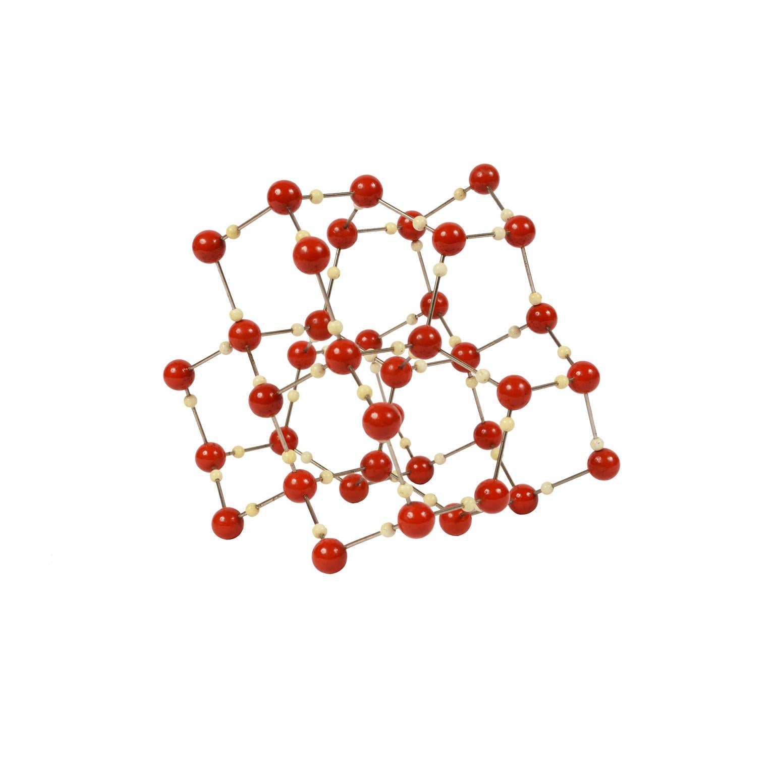 Atomic Structure of Water 'H2O' Czechoslovak Manufacture of the 1950s 2