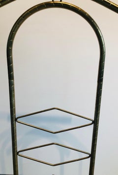 "Atomic" Style with Harlequin Pattern Brass Gentlemen's Valet