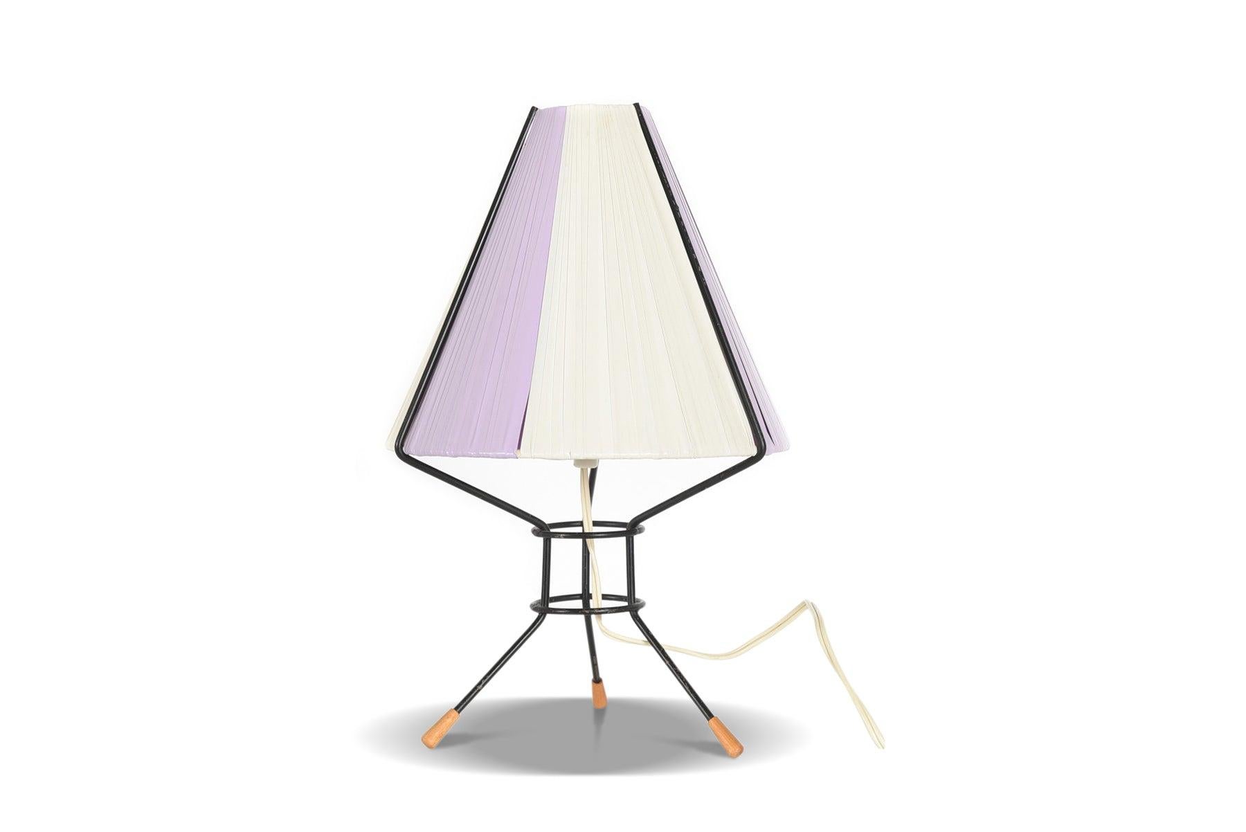 Atomic Swedish Modern Table Lamp In Excellent Condition For Sale In Berkeley, CA