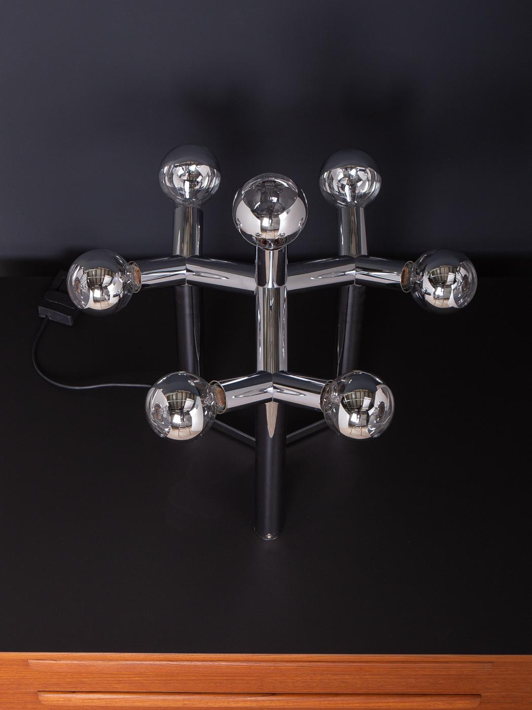 Atomic Table Lamp by J.T. Kalmar For Sale 1