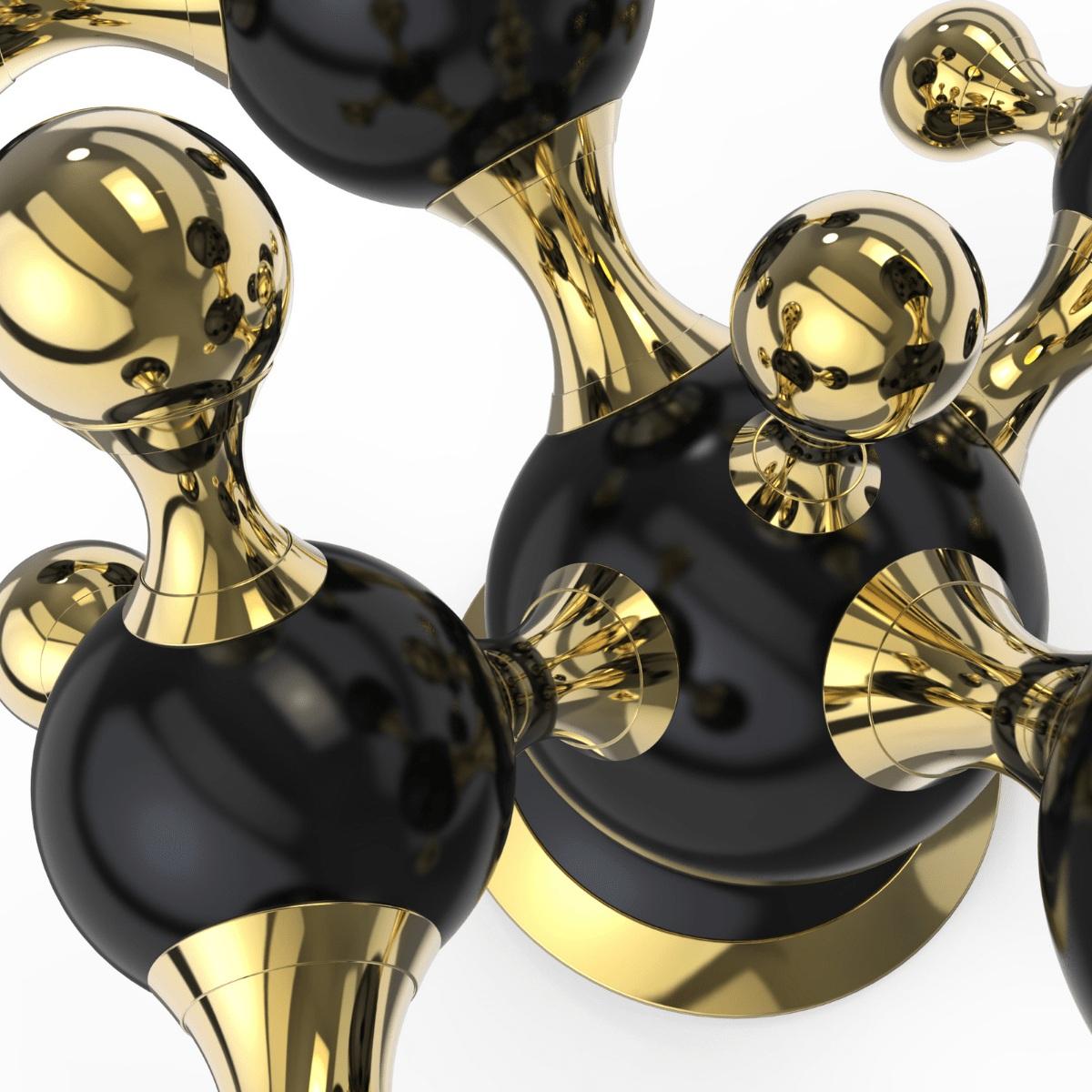 Atomic Table Lamp - Delightfull In New Condition For Sale In Rio Tinto, PT