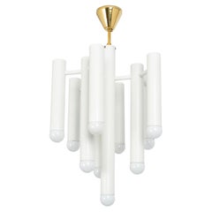 Lampadario Atomic White di Temde, Svizzera, anni '60