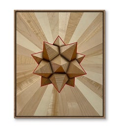 "ATOMS OF THE UNIVERSE" Marquetry Art by Emma Wood - w o o d p o p  Studio