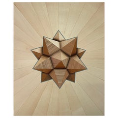 "ATOMS OF THE UNIVERSE" Marquetry Artwork by Emma Wood - w o o d p o p Studio