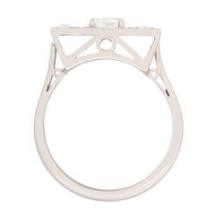 Art Deco Square Diamond Cluster Ring, circa 1930s