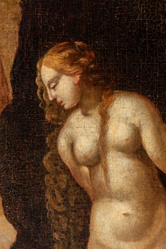 Attribué à Bernardino Cesari (1565-1622) ; "Perseo y Andrómeda ; siglo XVII