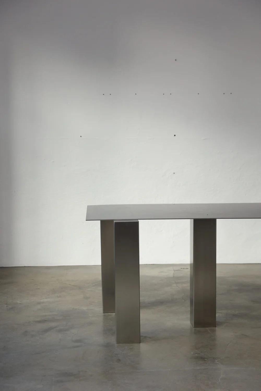 Atrium” Rectangular Steel Desk By The Good Living. 
Designer : The Good Living. Dv908. 