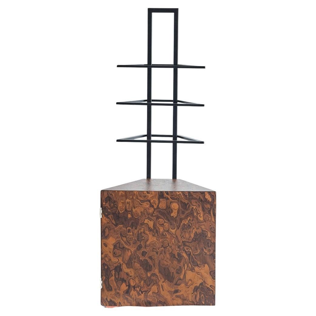 Atrium, Wood and Metal Bookshelf, Studio Mohs For Sale