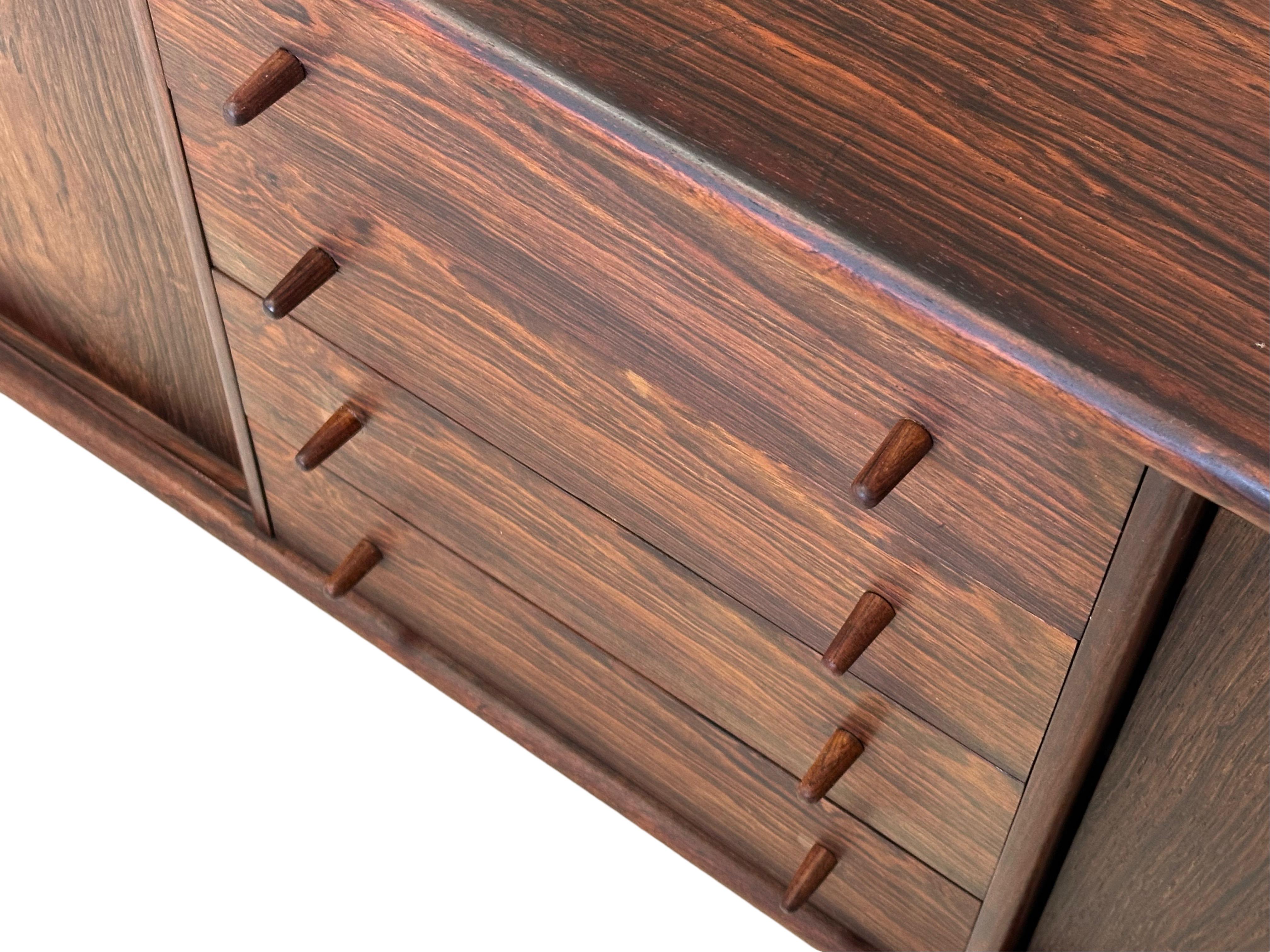 Mid-20th Century Att. Arne Vodder, Sibast Furniture, Denmark. Original rosewood sideboard.