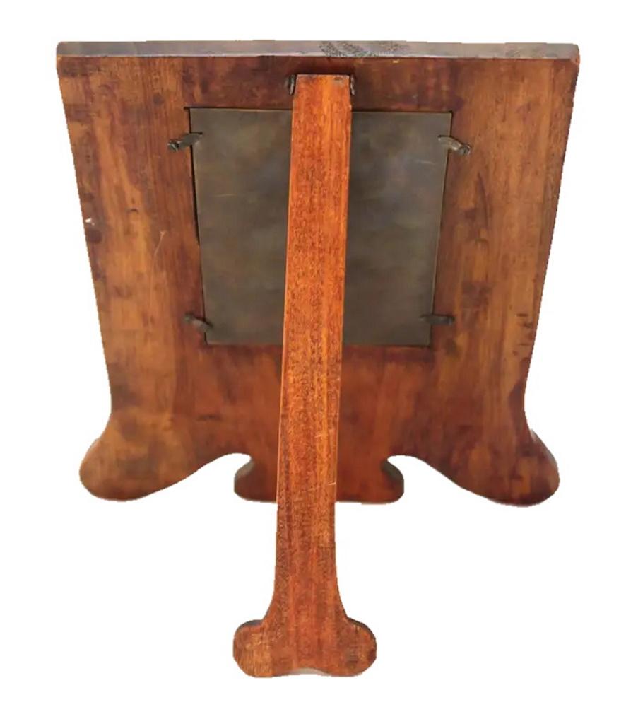 Att. Carlo Zen, cadre photo Art nouveau italien en bois fruitier et argent, CA. 1900 en vente 6