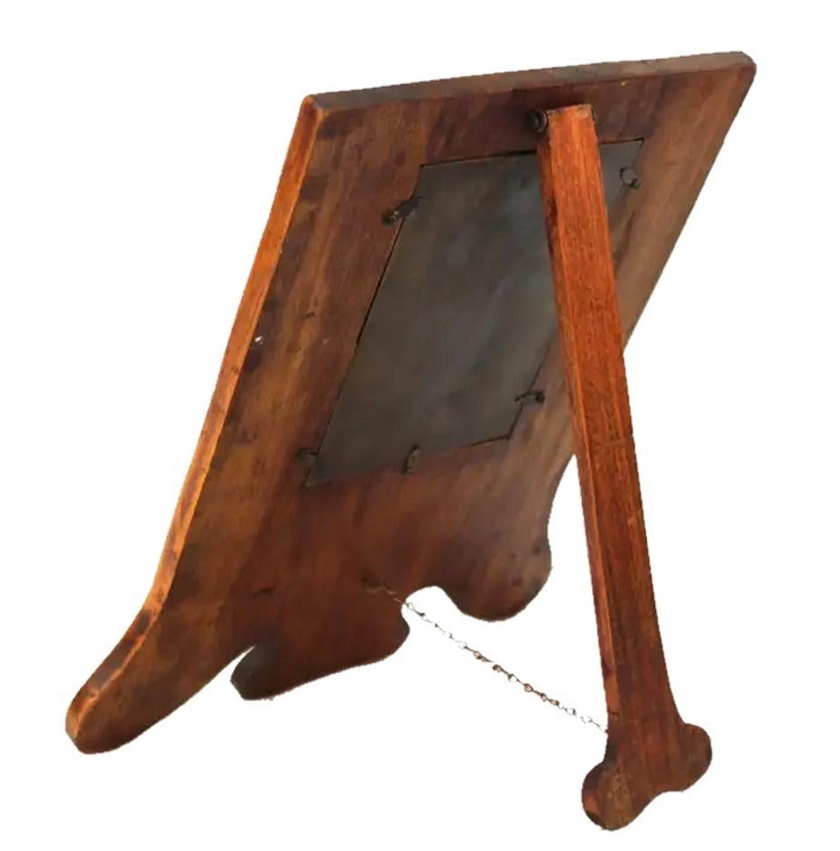 Att. Carlo Zen, cadre photo Art nouveau italien en bois fruitier et argent, CA. 1900 en vente 7
