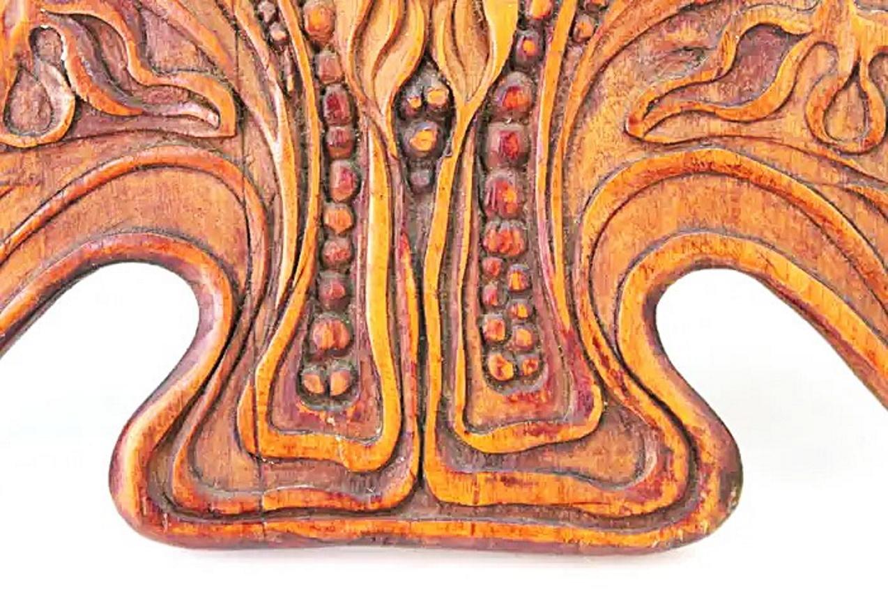 Att. Carlo Zen, cadre photo Art nouveau italien en bois fruitier et argent, CA. 1900 en vente 2