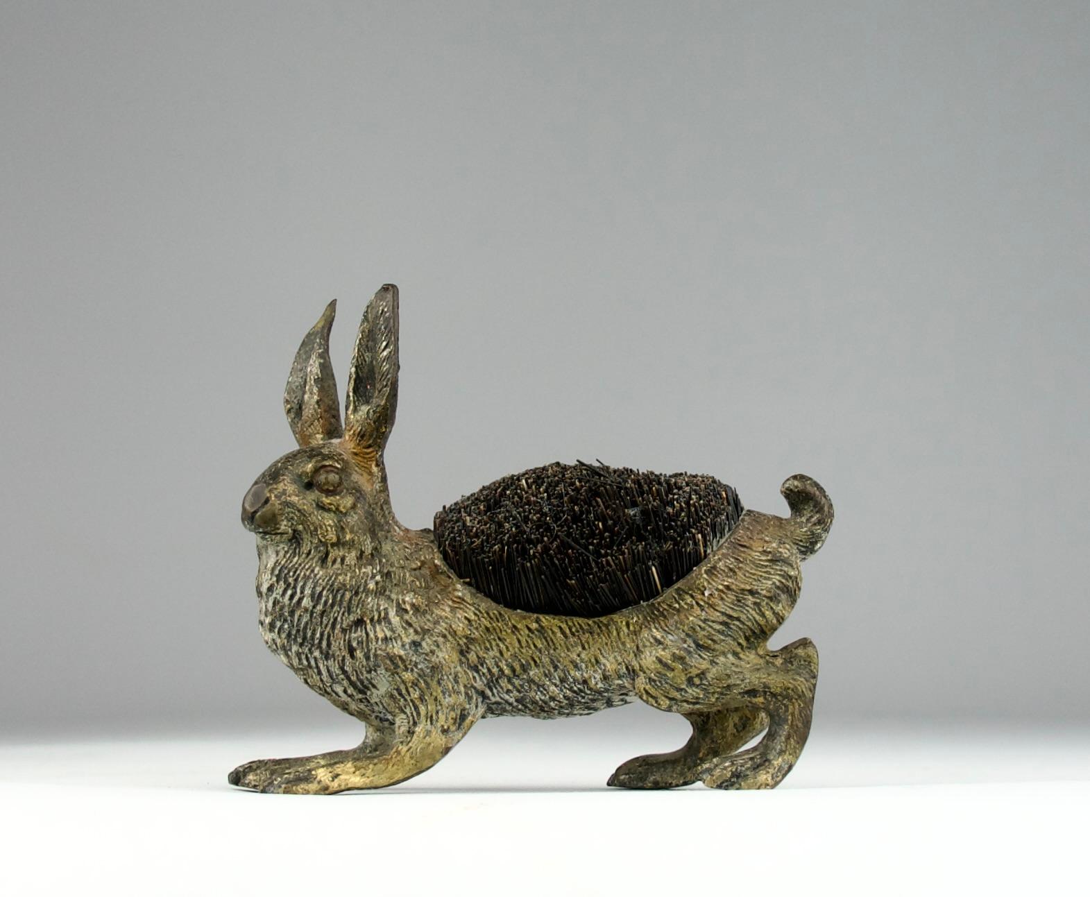 Romantic Hare, Vienna Bronze, Austria, 1900 For Sale