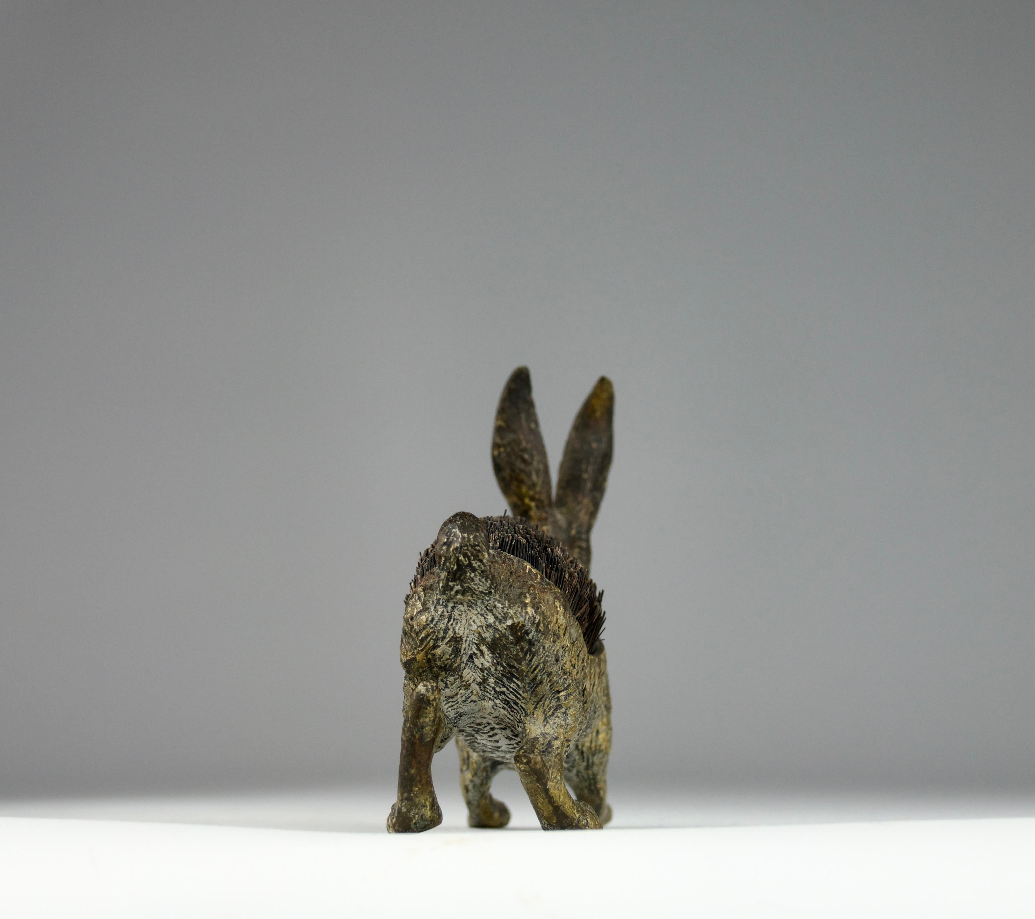 Early 20th Century Hare, Vienna Bronze, Austria, 1900 For Sale