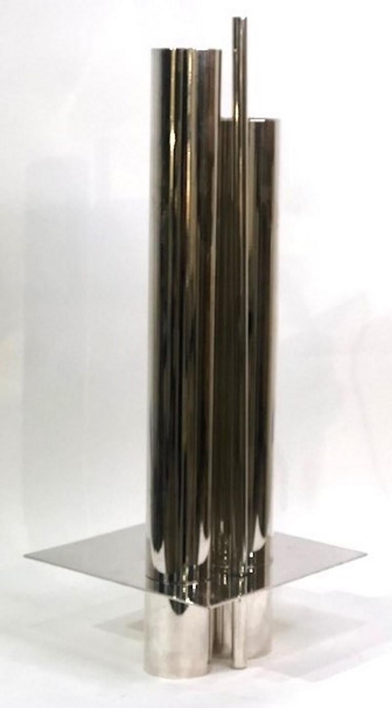 Mid-Century moderno Vaso in argento 
