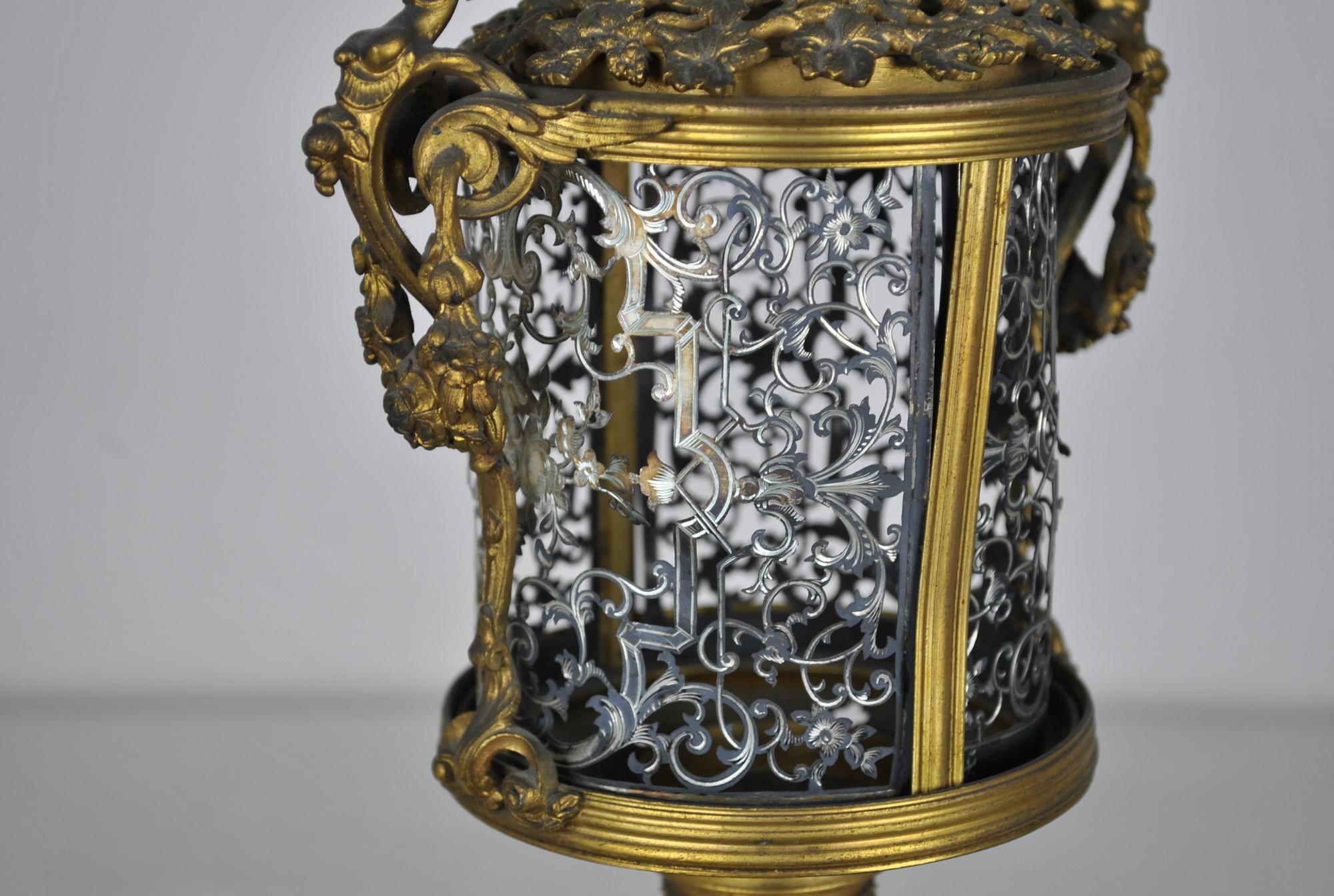 Bronzo Maison Giroux, Coppa rivestita in bronzo, XIX secolo in vendita