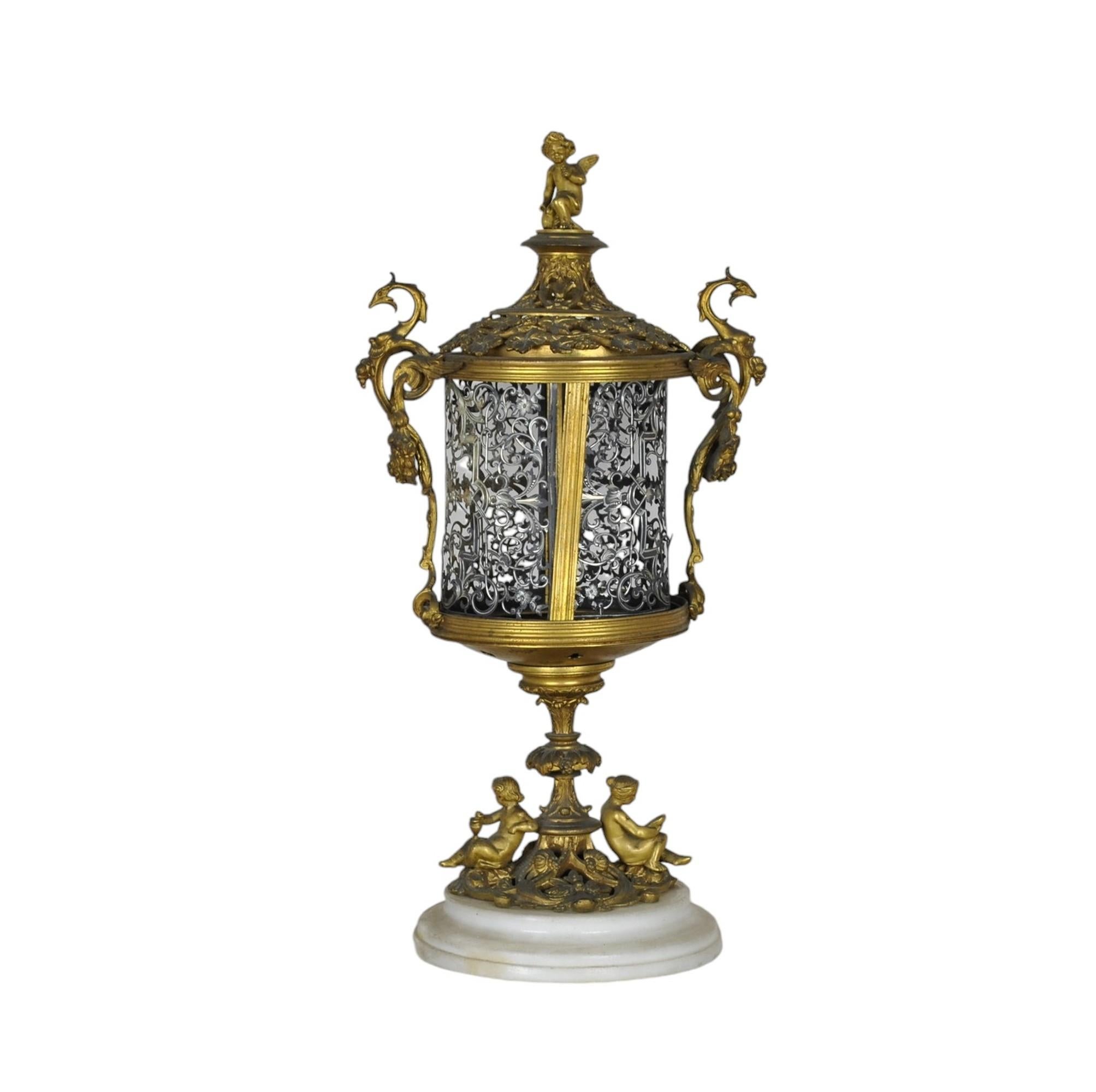 Att Maison Giroux, Bronze Covered Cup, 19th Century For Sale