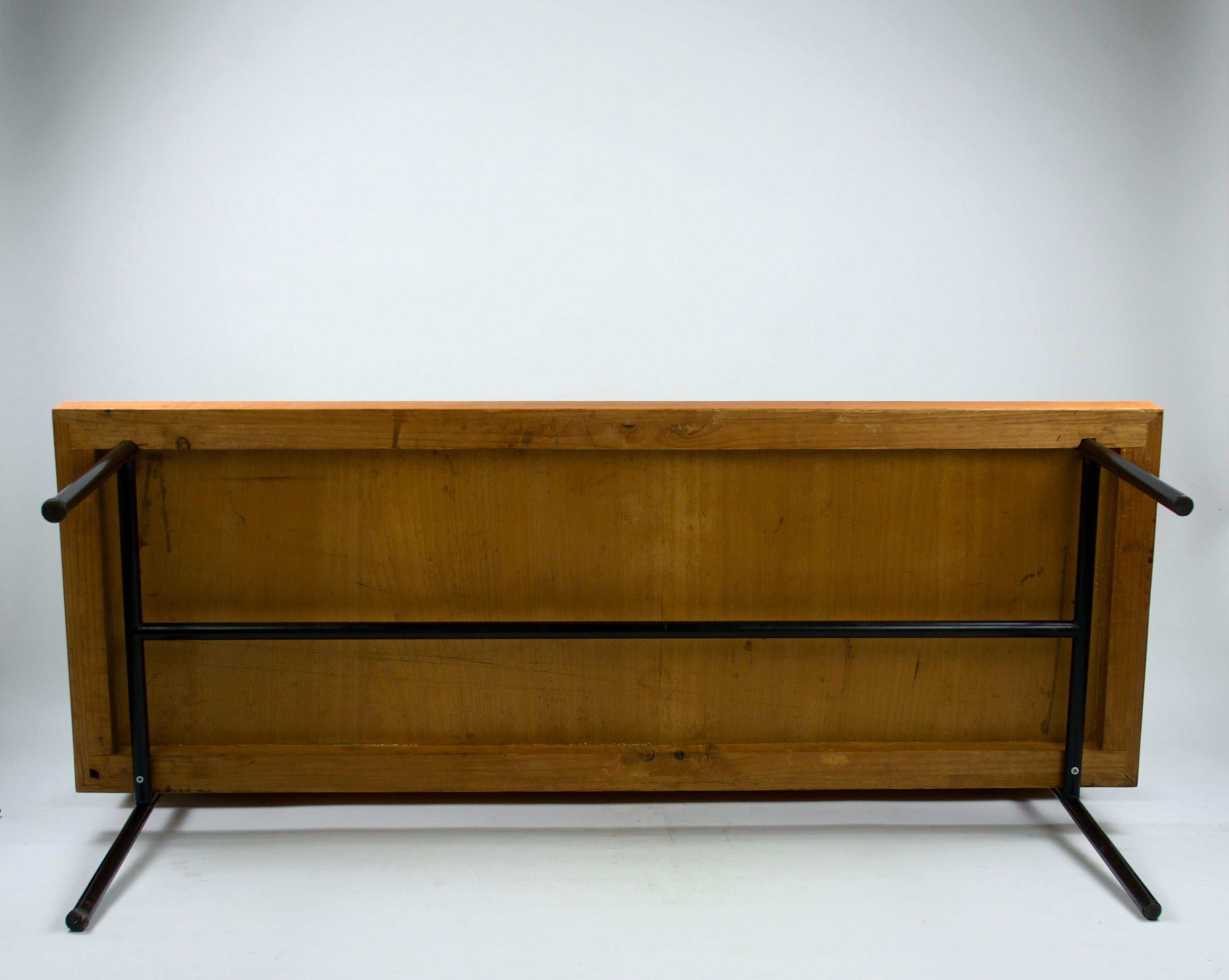 Att. a Florence Knoll, Panchina di design, metà secolo, Francia 1960 in vendita 6