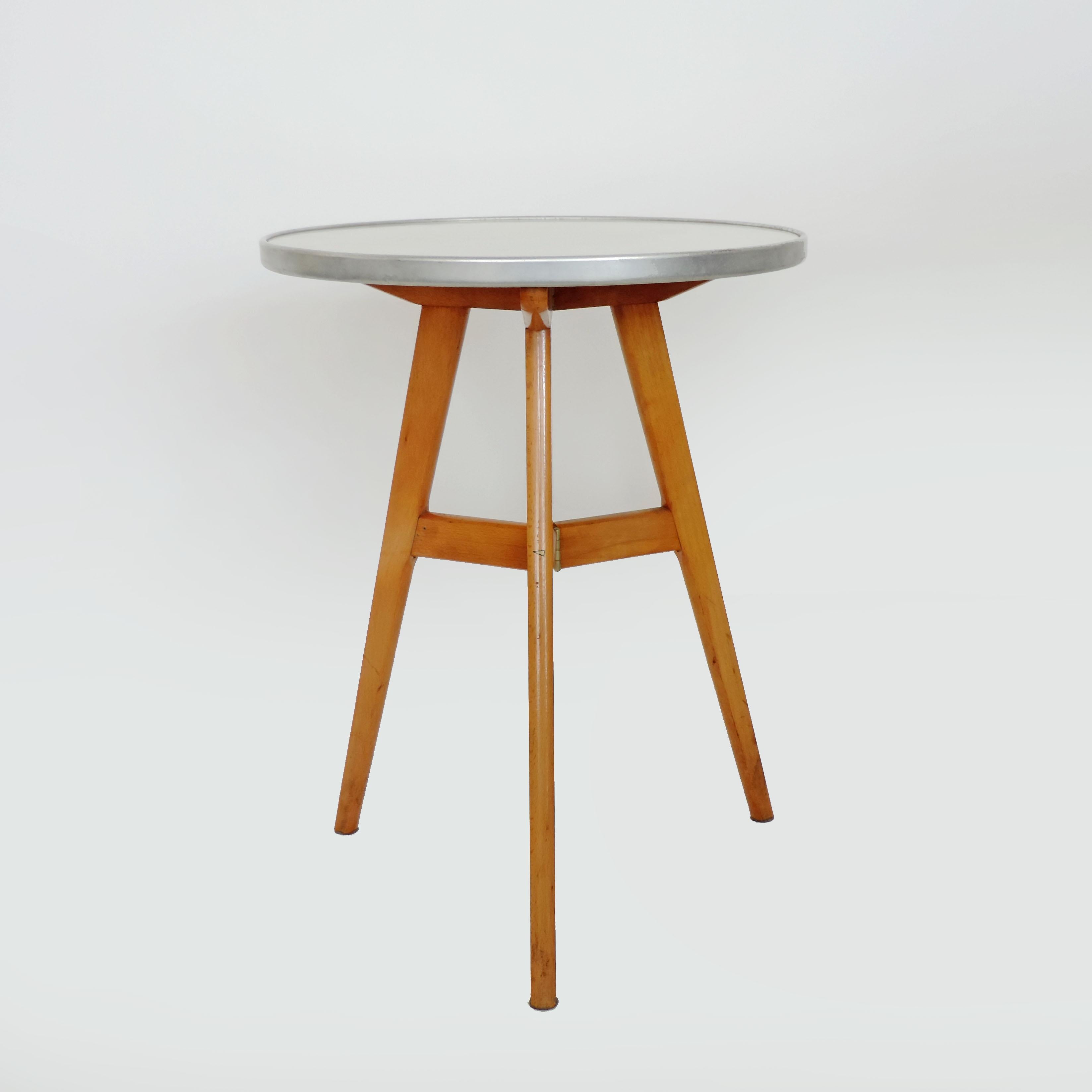 Verstellbarer Tisch von Reguitti, Italien, Gio Ponti zugeschrieben, 1950er Jahre (Moderne der Mitte des Jahrhunderts) im Angebot