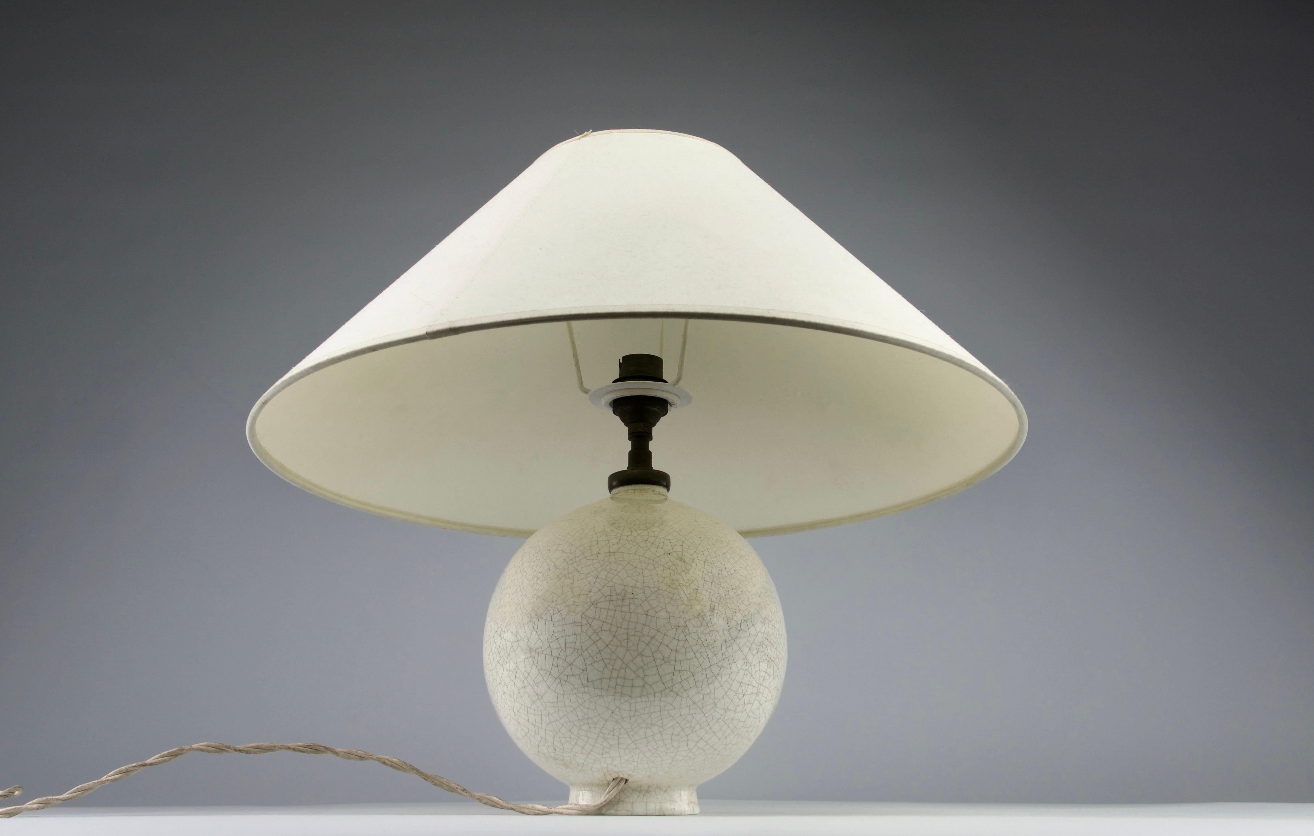 Art Deco Attributed to Jean Besnard for Str, Table Lamp, France, 1930s For Sale