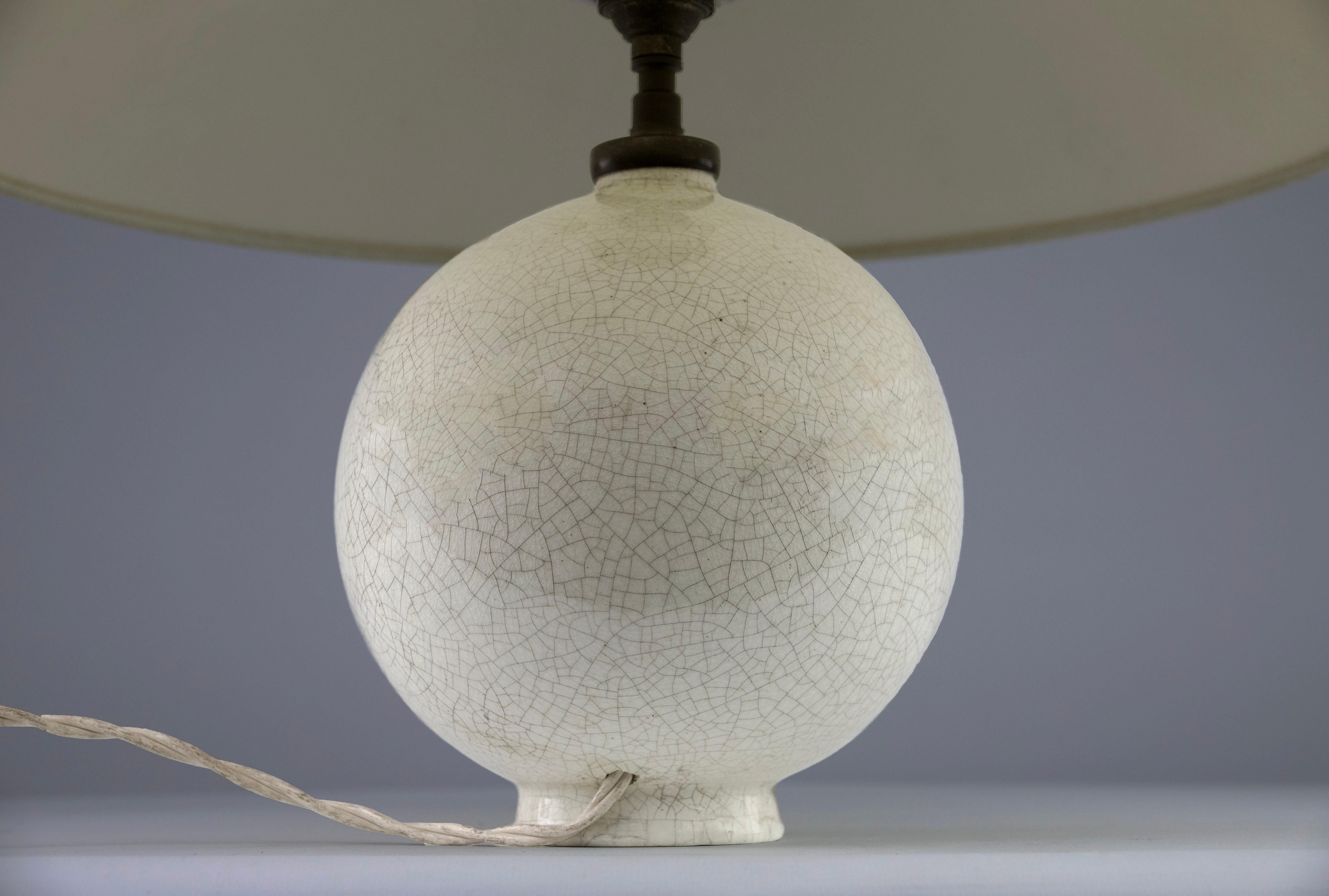 French Attributed to Jean Besnard for Str, Table Lamp, France, 1930s For Sale