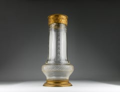 Attribué à Val St-Lambert, vase de style Empire, 19ème siècle