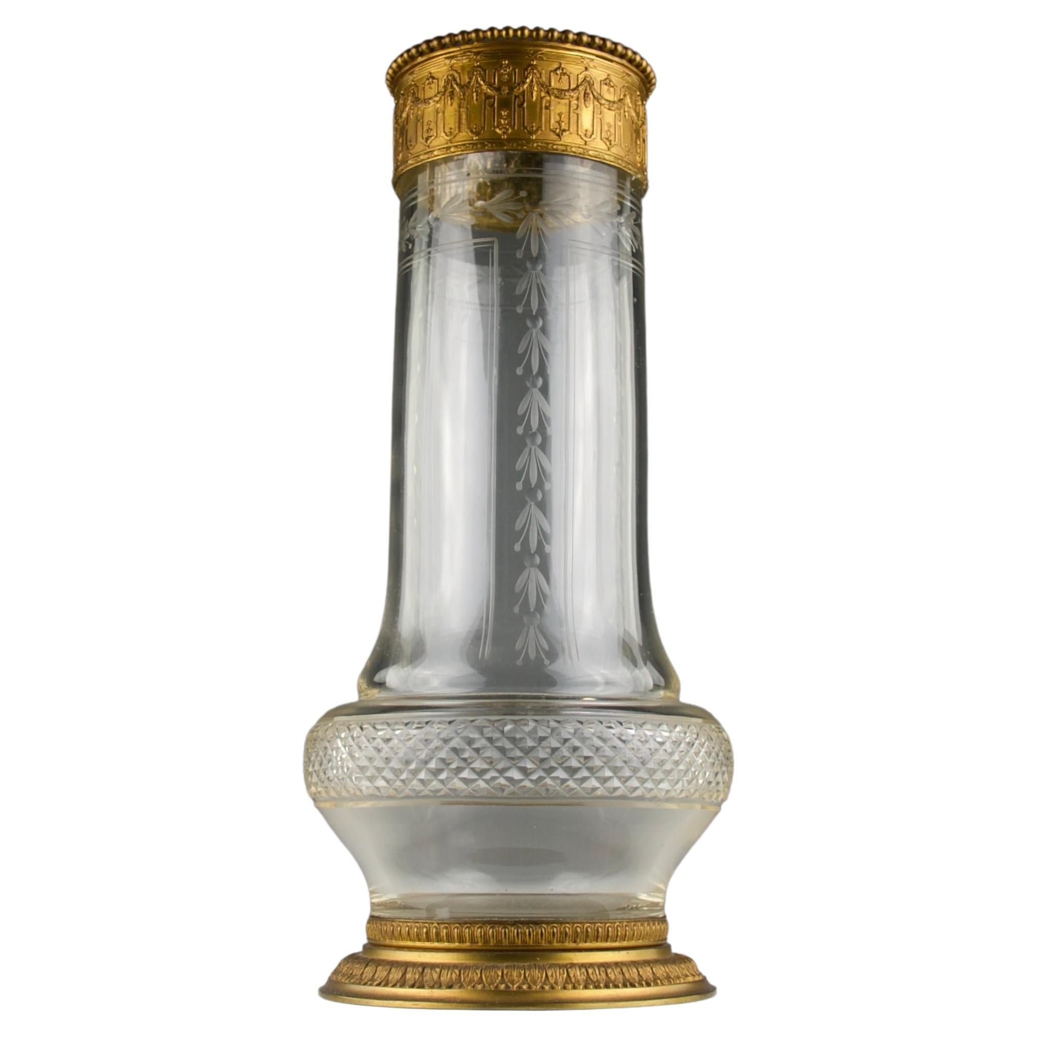 Attribuito, Val St-Lambert, Vaso stile impero, XIX secolo