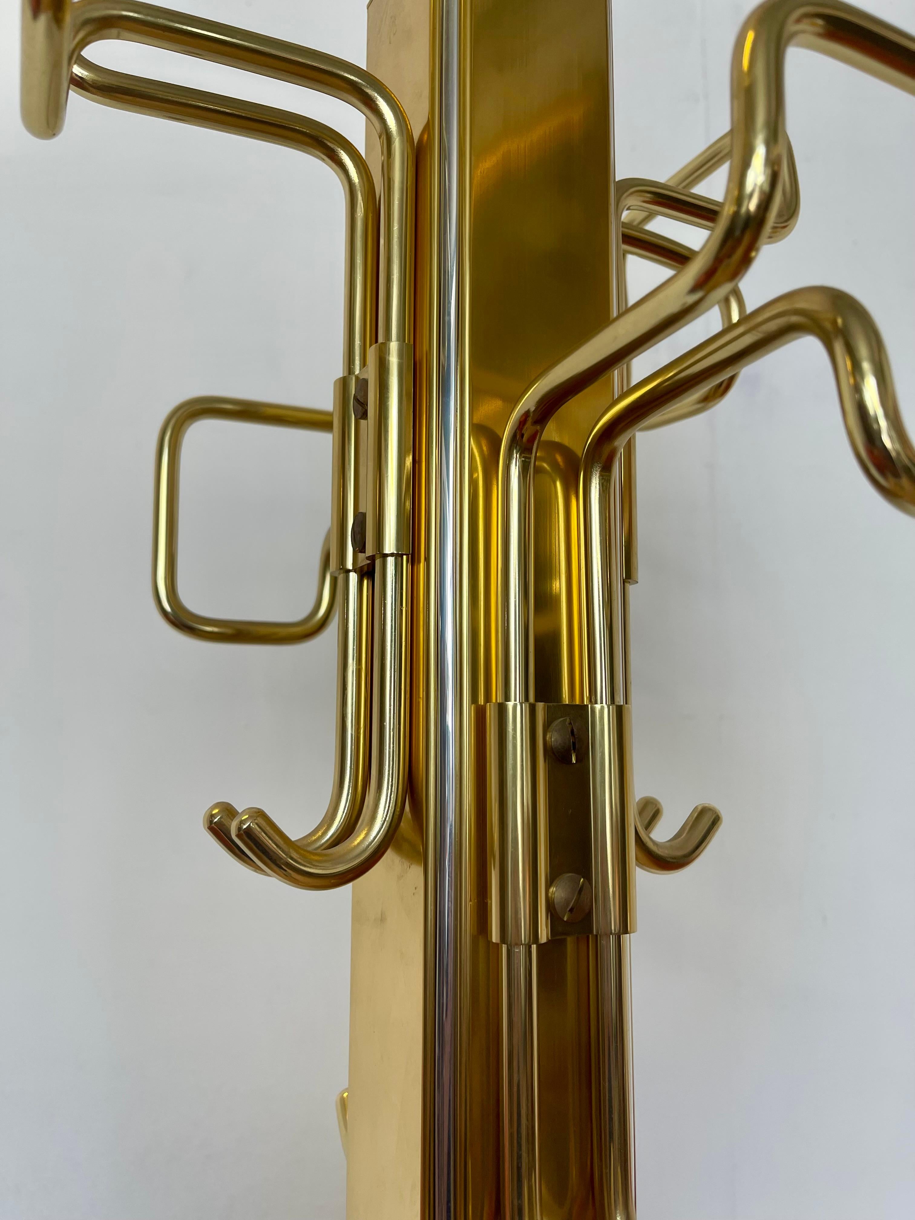 Attacapanni in ottone design belgo chrom vintage anni '90 im Angebot 1
