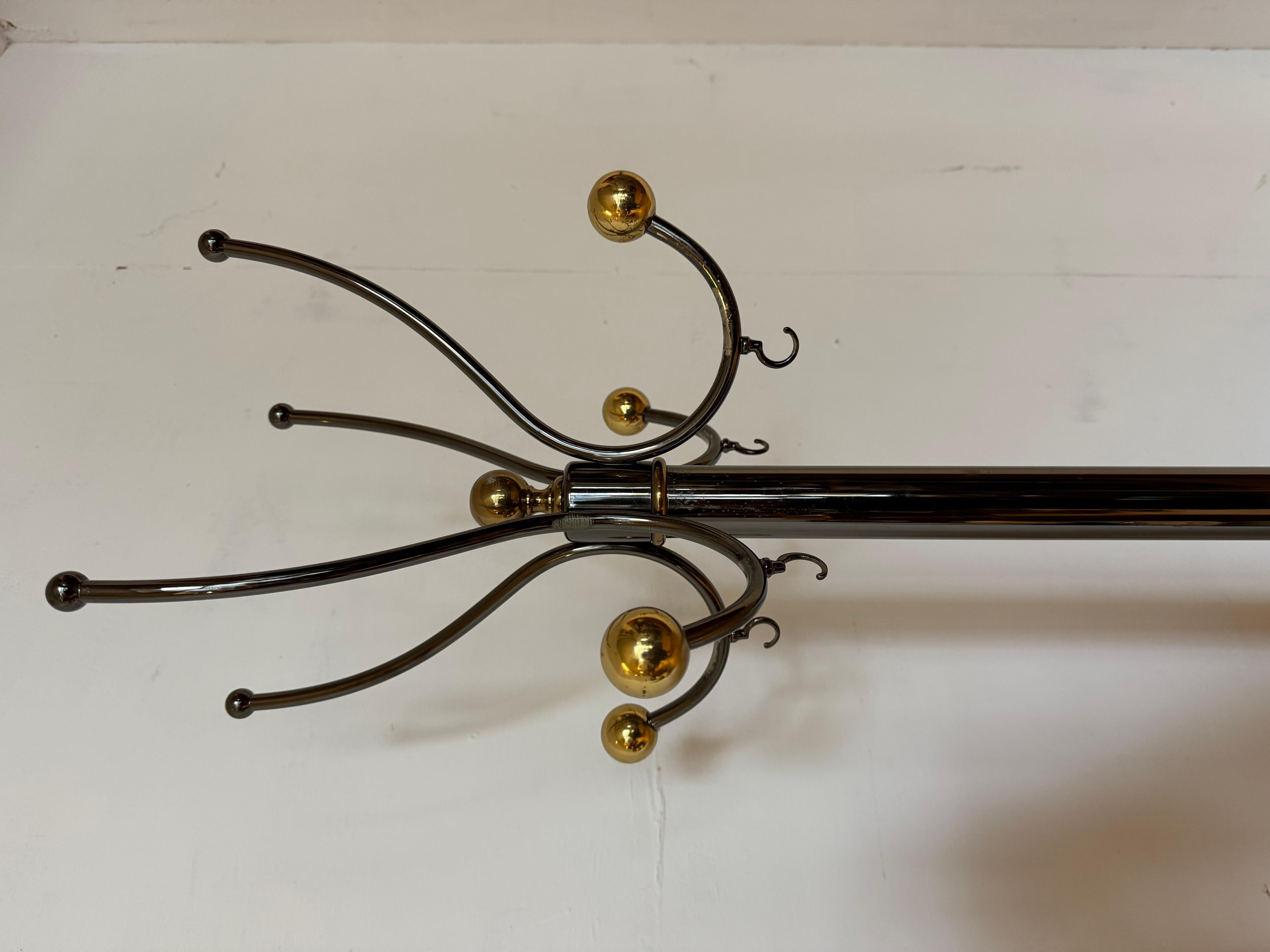Art Deco Attaccapani, isolated work with ball points Italian production XX For Sale