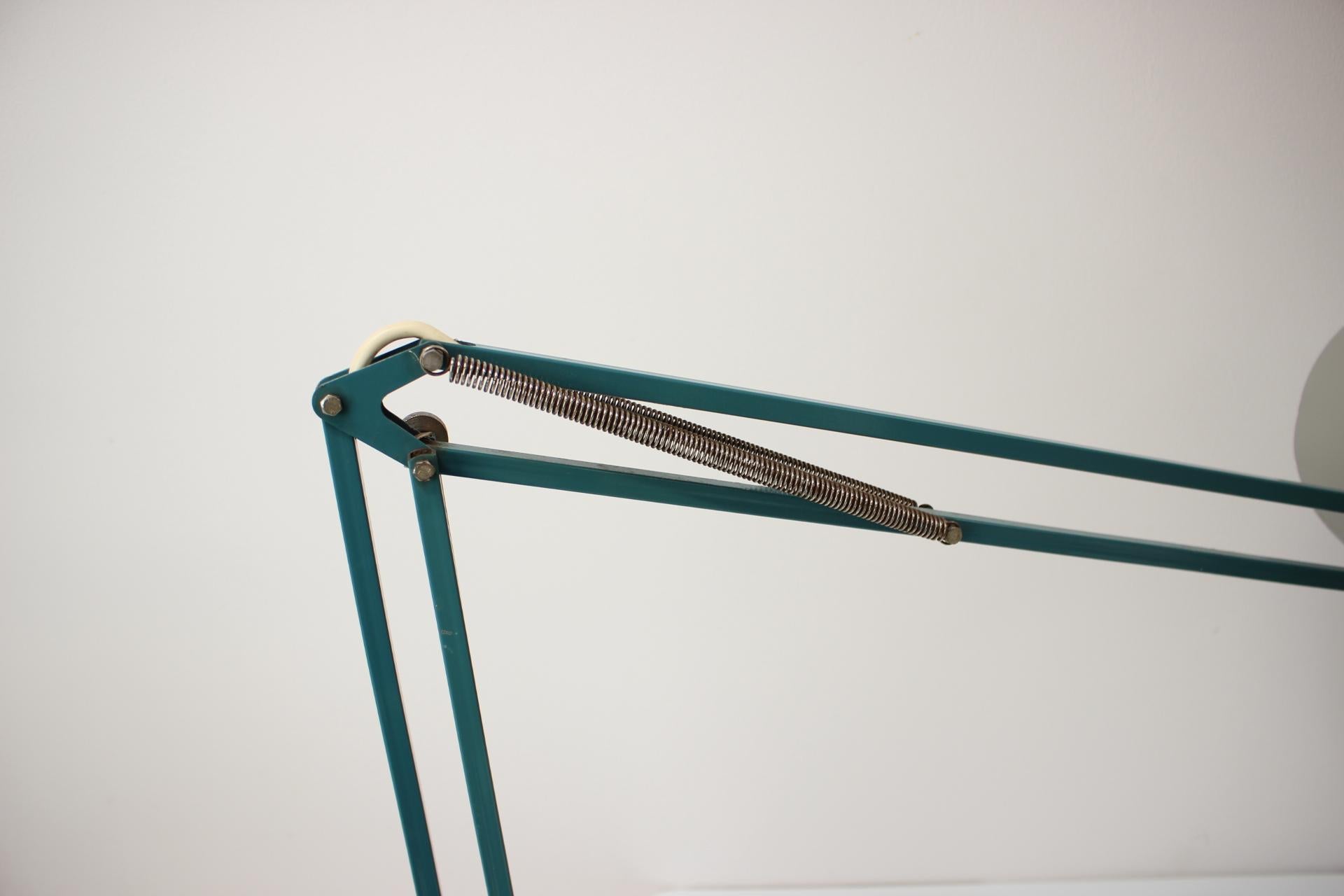 Attachable, Adjustable Table Lamp by NAPAKO, Czechoslovakia, 1960s For Sale 6