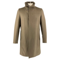 ATTACHMENT Size L Olive Wool / Cashmere Coat