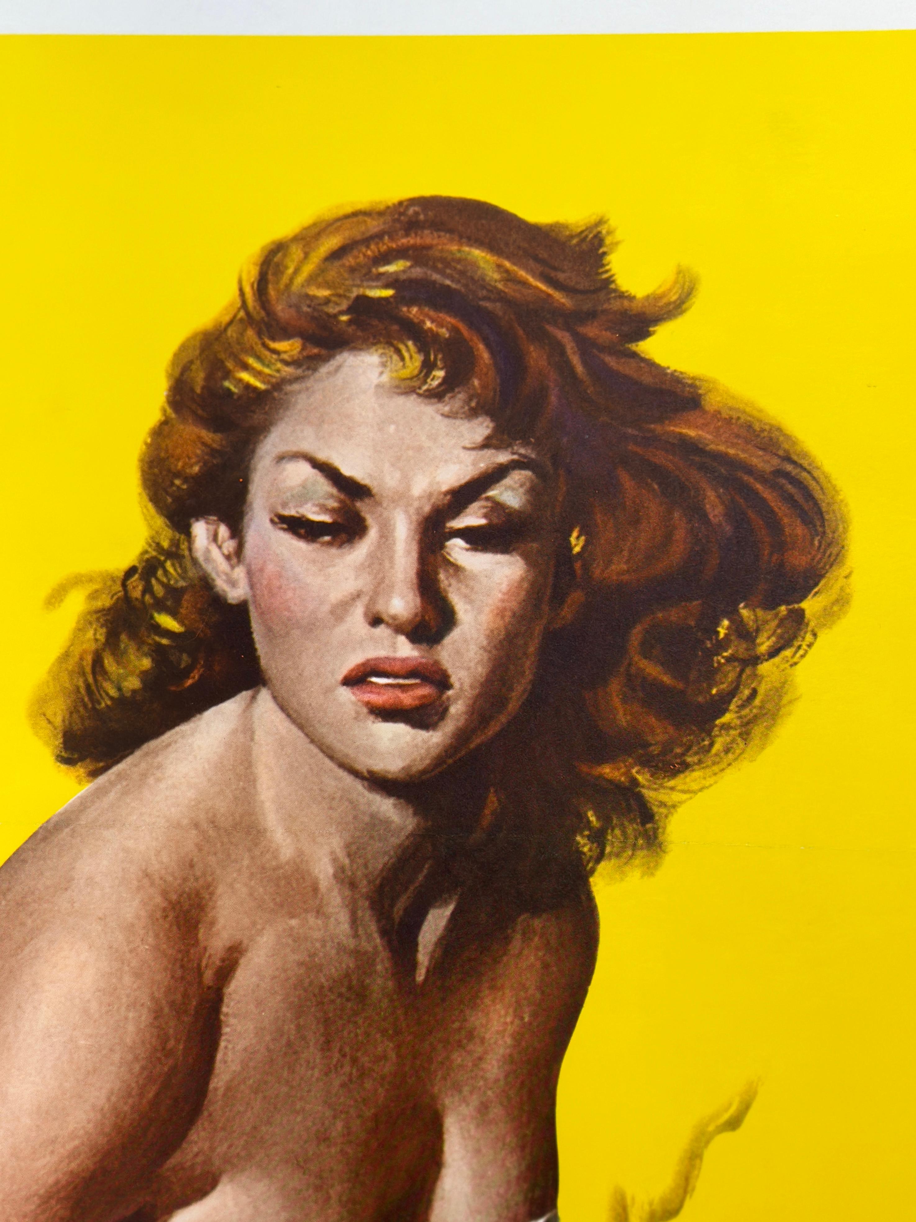 L'attacco dei 50 piedi. Poster cinematografico 'Woman' originale d'epoca negli Stati Uniti, 1958 in vendita 5