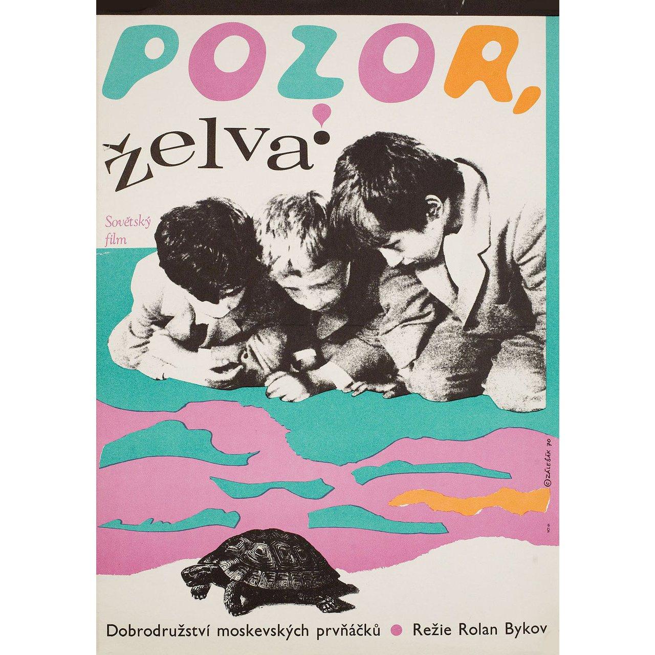 Original 1972 Czech A3 poster by Frantisek Zalesak for . Fine condition, folded. Many original posters were issued folded or were subsequently folded. Please note: the size is stated in inches and the actual size can vary by an inch or more.
     