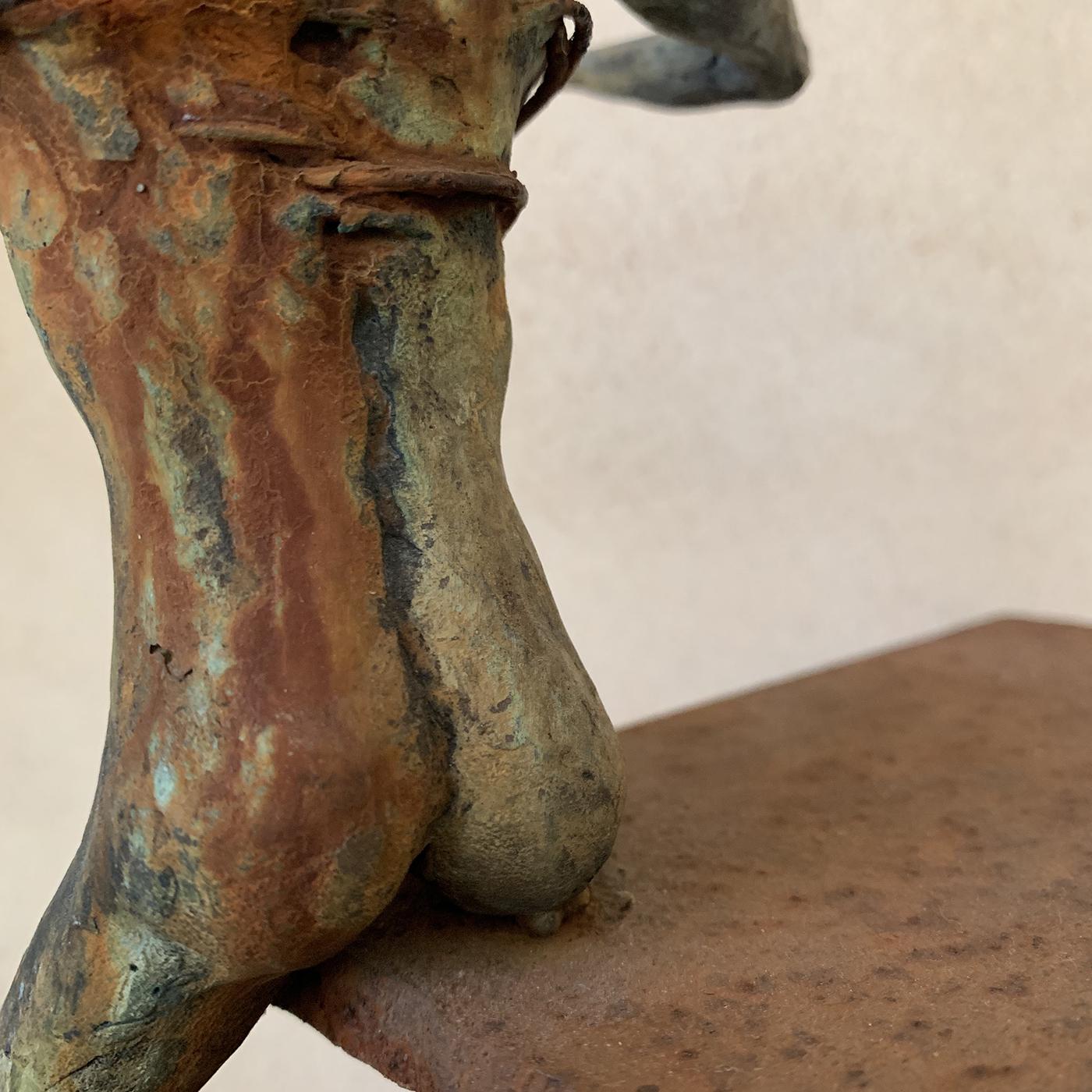 Italian Attesa Bronze Sculpture